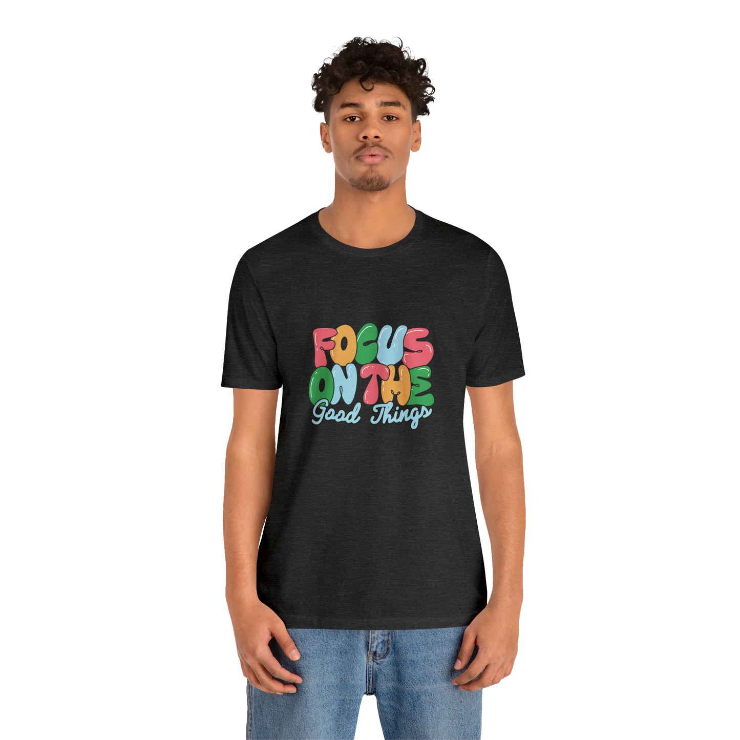 Focus on the good things shirt positive vibes shirt good vibes tee yogawear zen clothes bohemian top Women's Christmas gift for her for him
