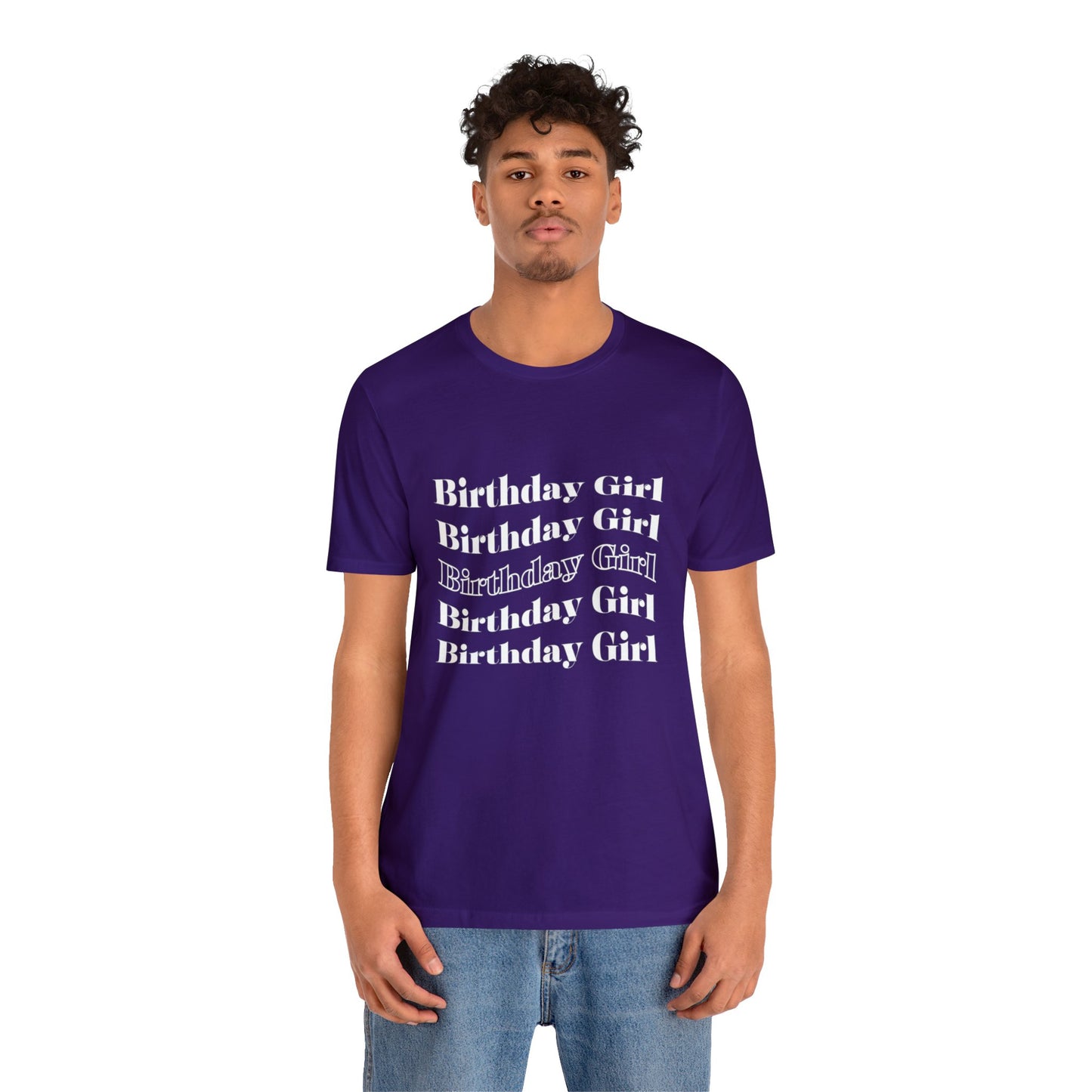 Birthday girl shirt gift for her best friend gift wavy shirt birthday party attire month funny T-shirt birthday gift Christmas gift for him