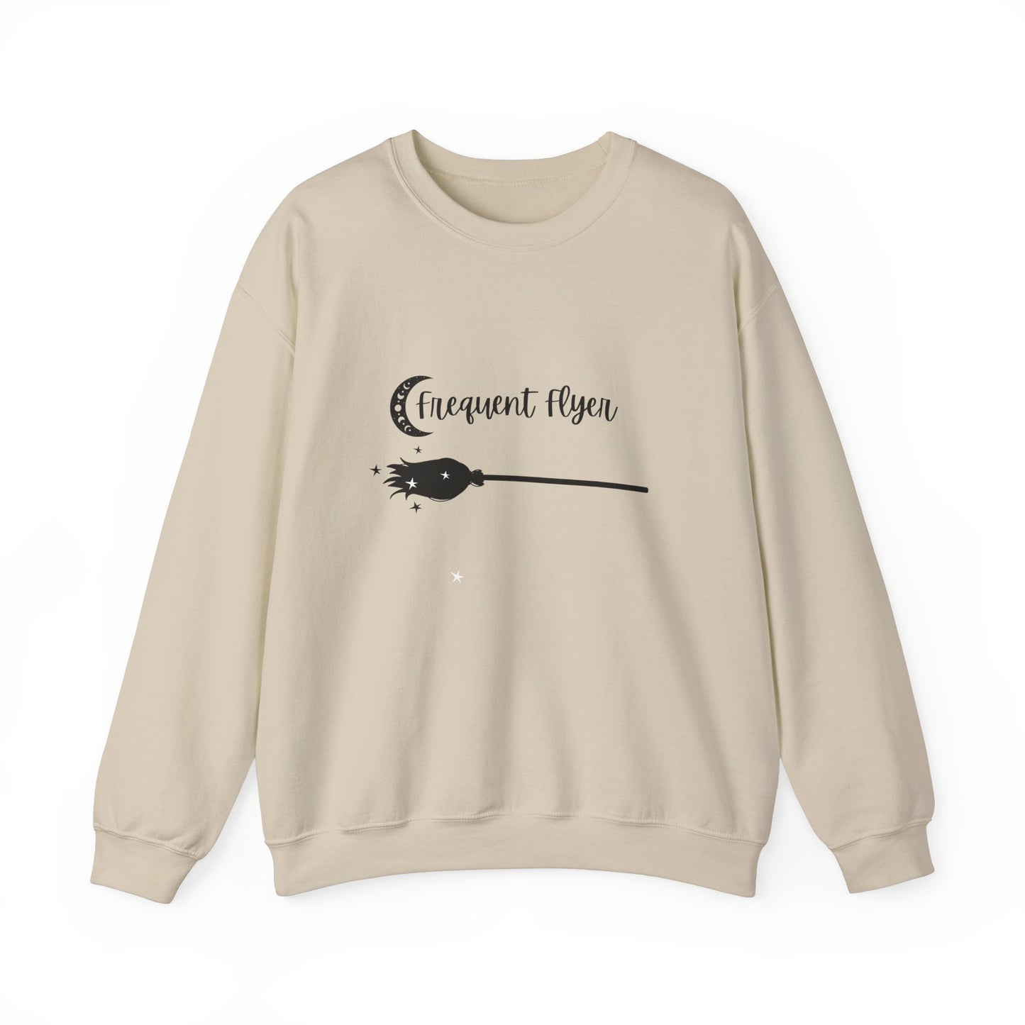 Frequent Flyer sweater Witchy sweatshirt Wicked Halloween sweater Witches broom shirt wizard HalloweenSweatshirt Halloween Sweater Christmas