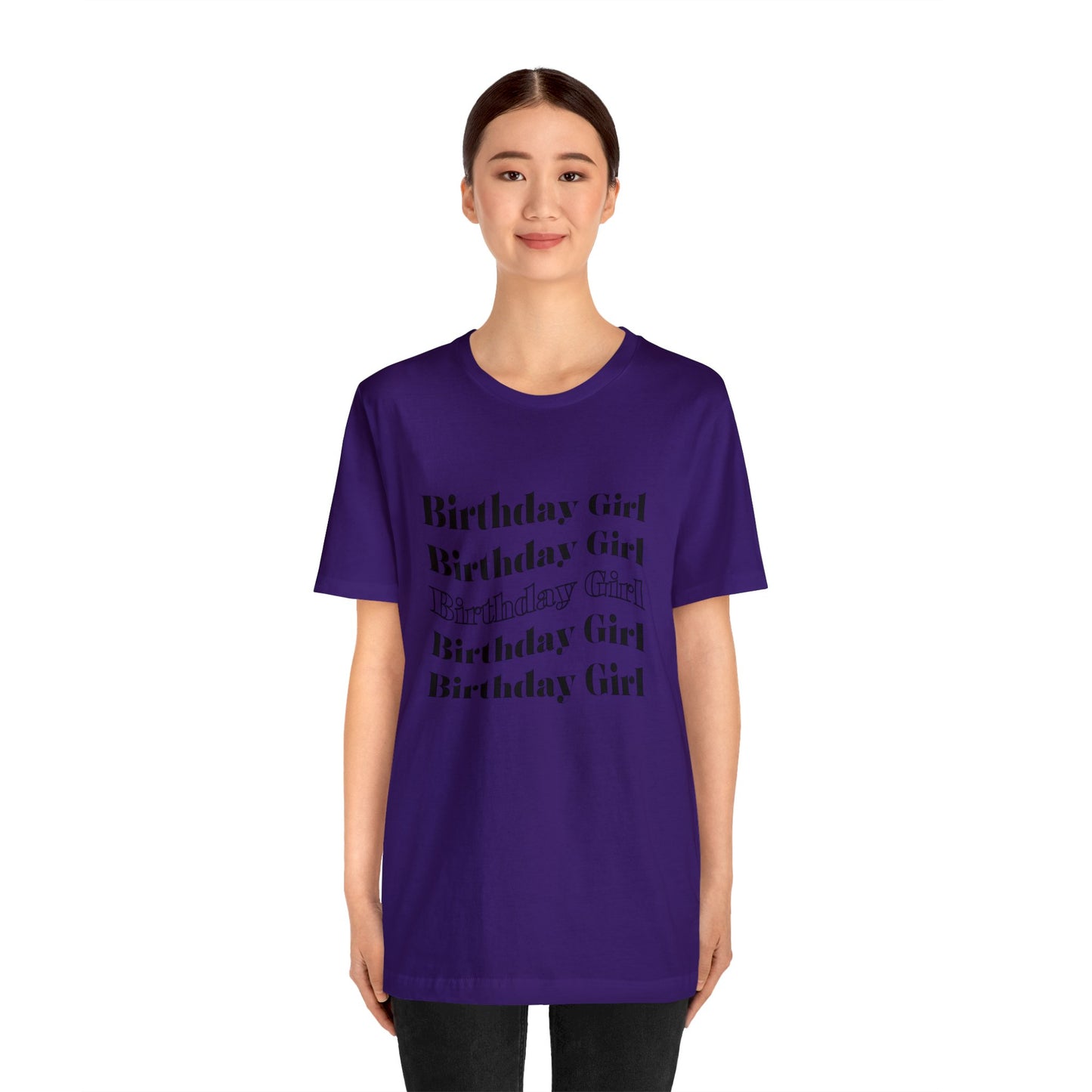 Birthday girl shirt gift for her best friend gift wavy shirt birthday party attire month funny T-shirt birthday gift Christmas gift for him