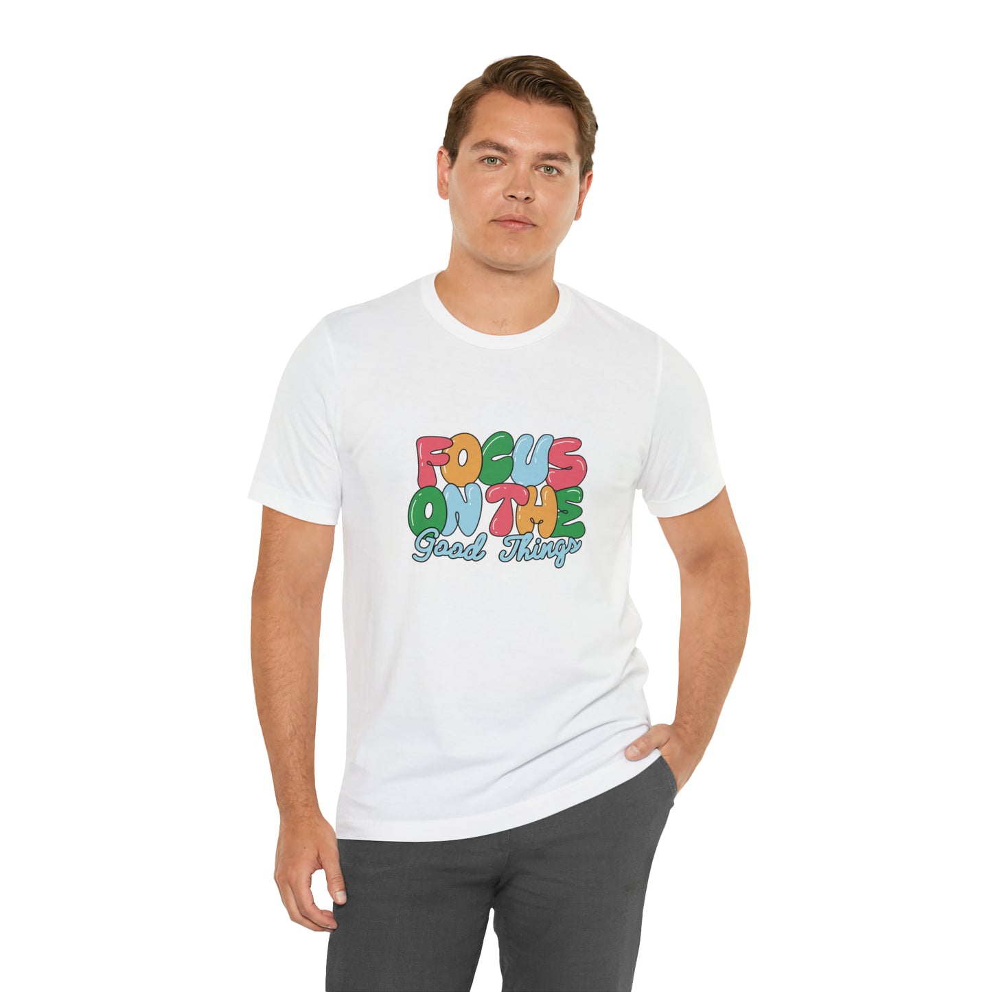 Focus on the good things shirt positive vibes shirt good vibes tee yogawear zen clothes bohemian top Women's Christmas gift for her for him