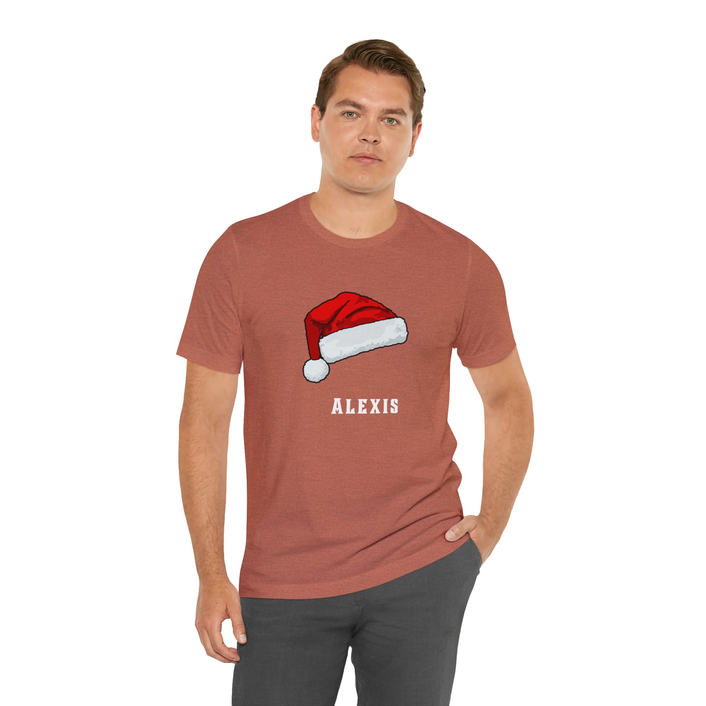 Matching Family Christmas Shirts, Santa claus Hat family tshirts Family Christmas Shirt, Matching Xmas Tees Custom Christmas T shirt photos