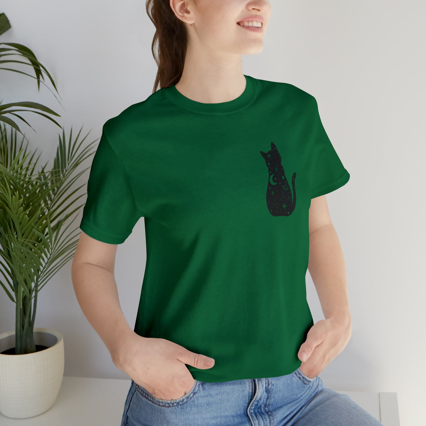 Cat Halloween shirt Witches Halloween T shirt Halloween Sweater Christmas Gift for Cat Lover Gift, Black Cat Gift for Cat Mom Gift moon