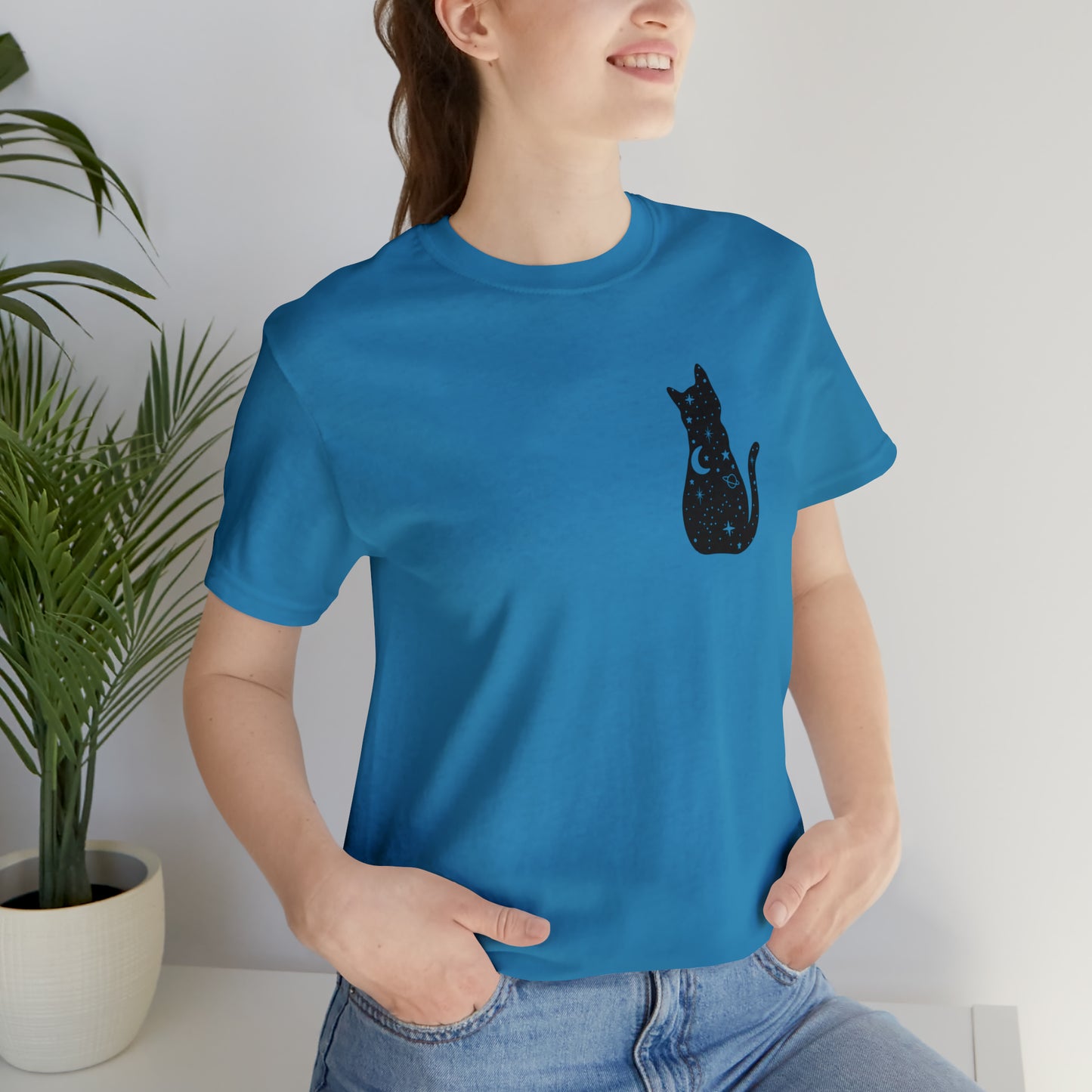 Cat Halloween shirt Witches Halloween T shirt Halloween Sweater Christmas Gift for Cat Lover Gift, Black Cat Gift for Cat Mom Gift moon