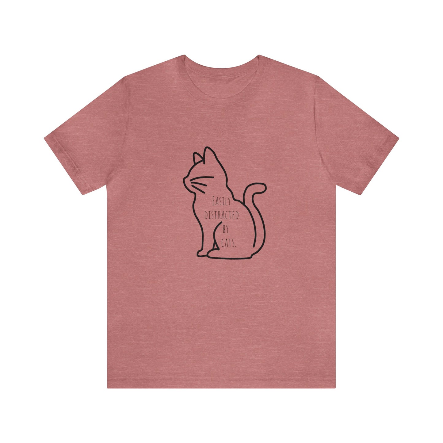 Easily distracted by cats Funny Cat lover shirt anime cat Shirt karma is a cat Gift for Cat Lover Gift for Cat Mom Gift cat dad shirt