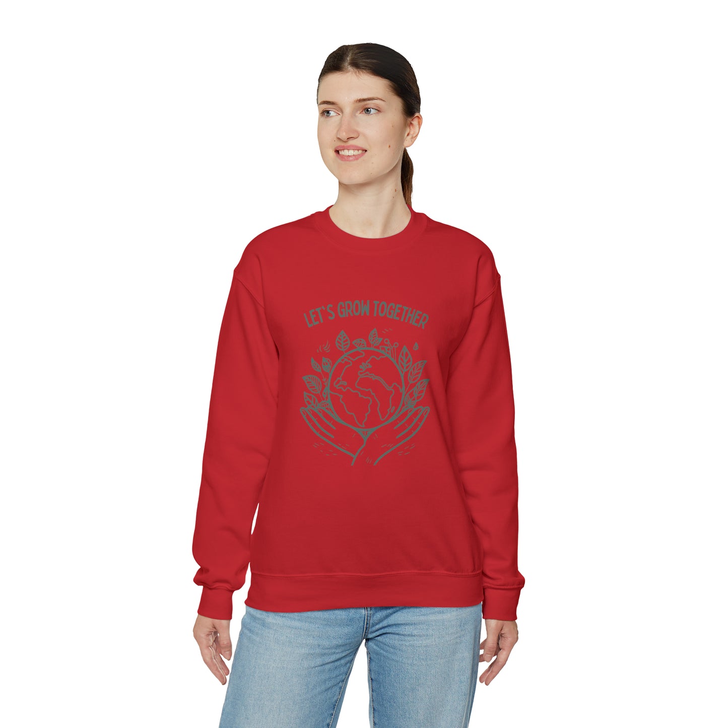 Let's grow together sweater plant lover sweater save the planet sweashirt birthday gift Christmas gifts Sweatshirt Gift for him Gift for her