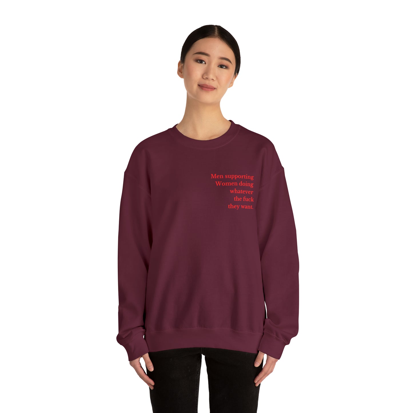 Men supporting women sweater women tights gift for her gift for him Christmas gift