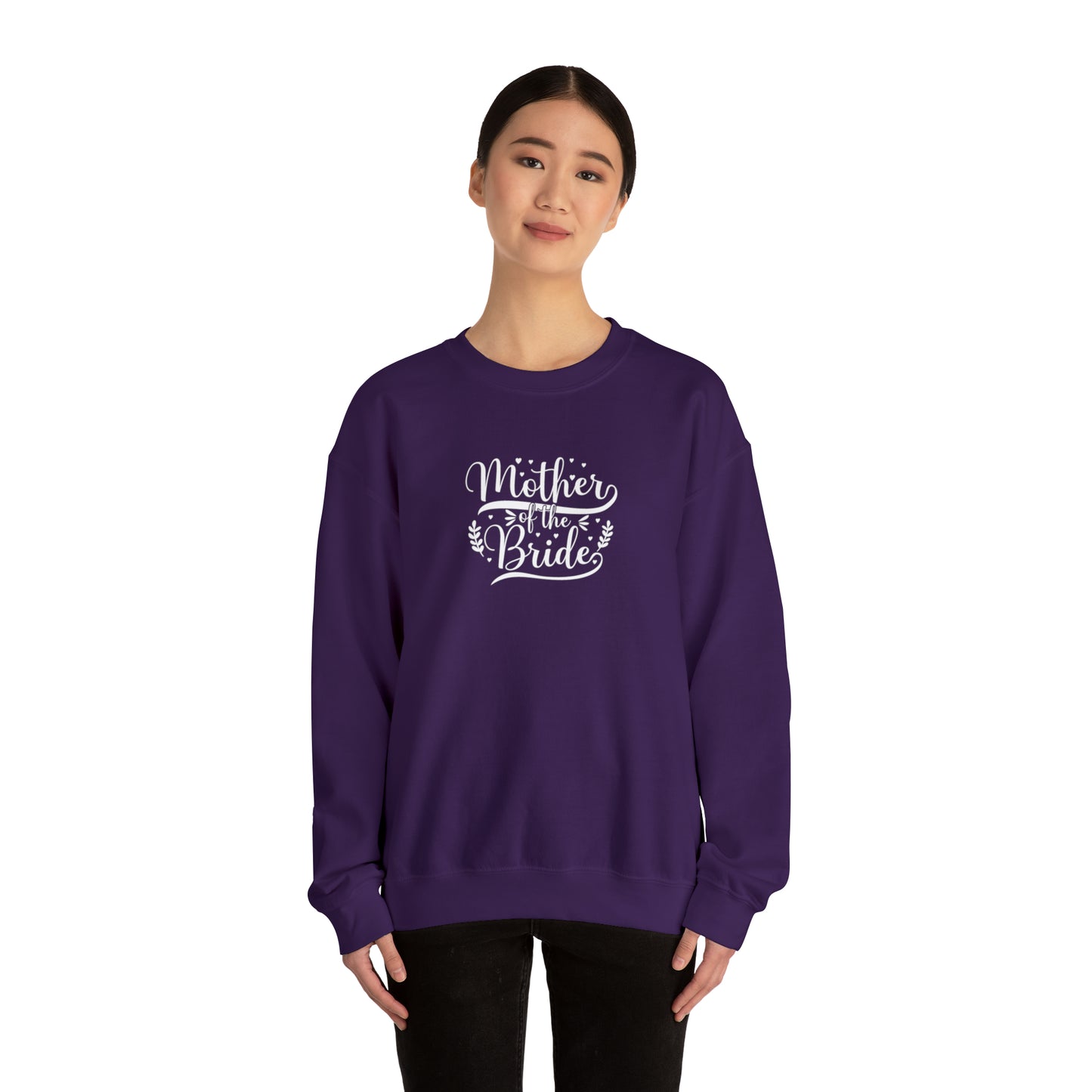 Mother of the bride sweatshirt, Red wedding attire, gift for Mom, bridal party clothes, yoga wear for her, for him, Birthday gift for her