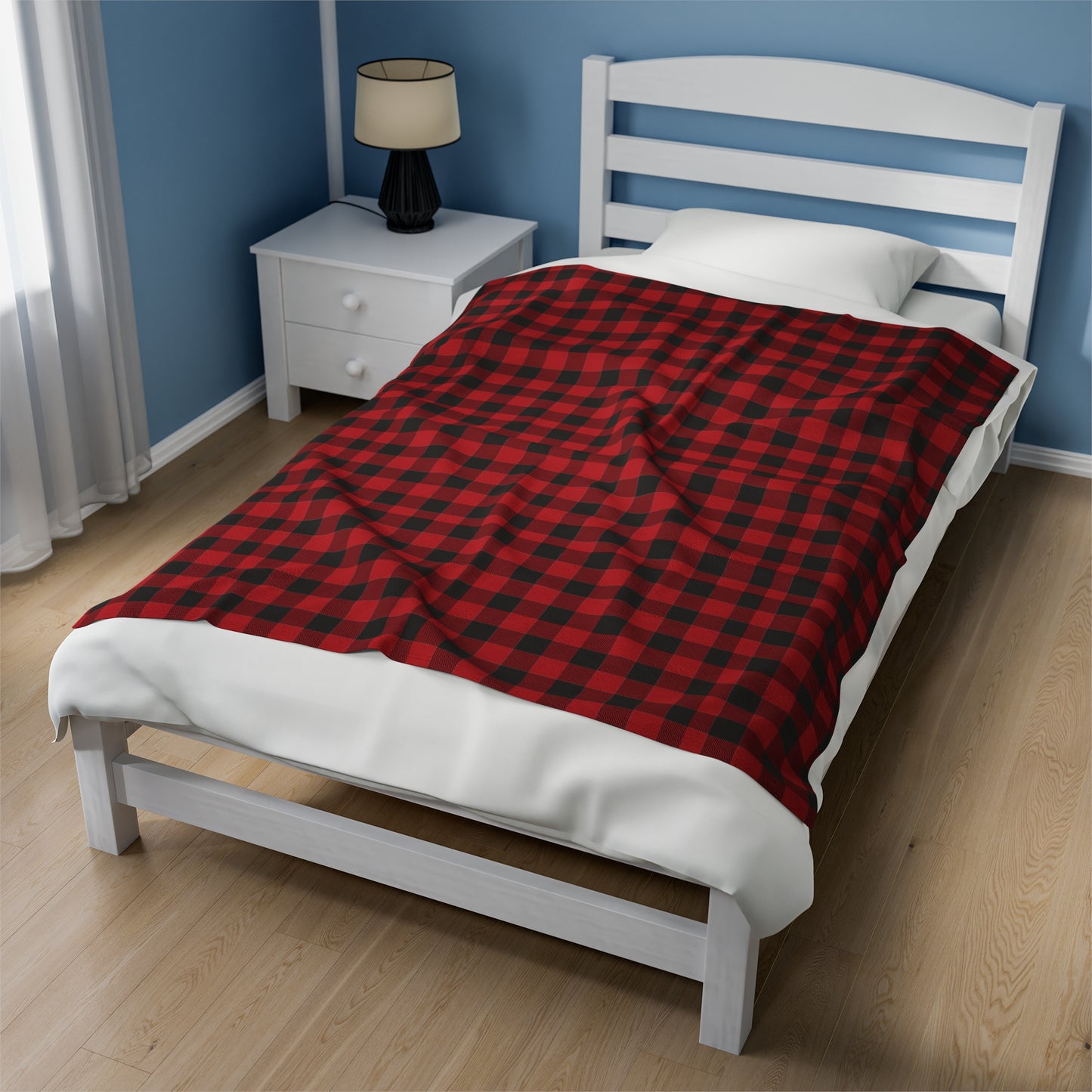 Plaid Christmas Blanket holiday blanket christmas movie watching blanket Merry christmas  blanket Velveteen Plush Blanket