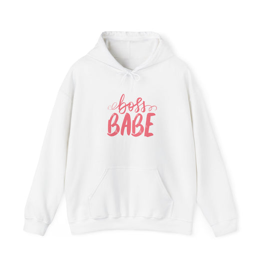 Boss Babe hoodie, boss babe energy, gift for her, millionaire babe, Unisex Heavy Blend Hooded Sweatshirt