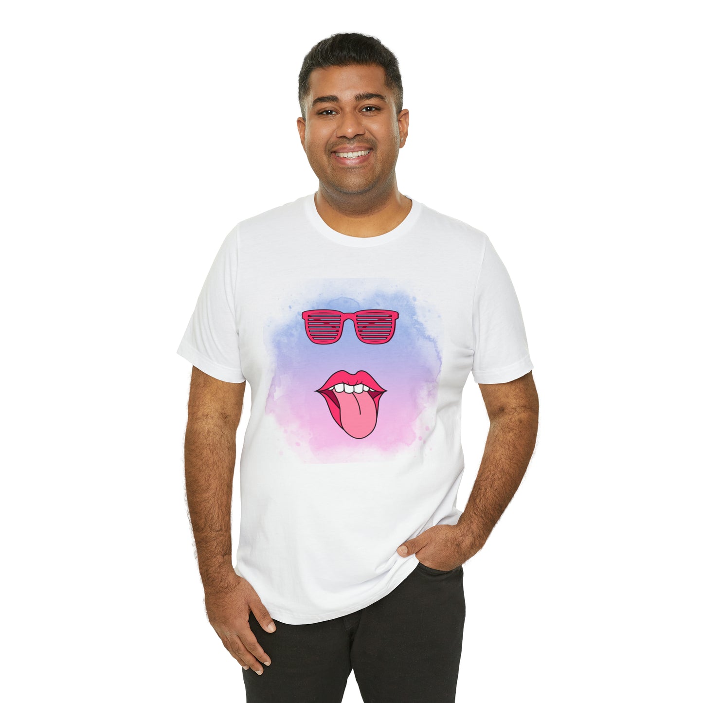 Lip Sunglasses t-shirt, Bubble gum kiss shirt,Pink Gum Shirt,Galantine gift travel shirt,best friend trip,girls vacation trip, Unisex Jersey