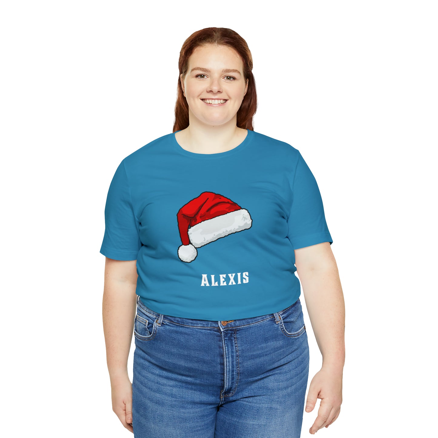 Matching Family Christmas Shirts, Santa claus Hat family tshirts Family Christmas Shirt, Matching Xmas Tees Custom Christmas T shirt photos