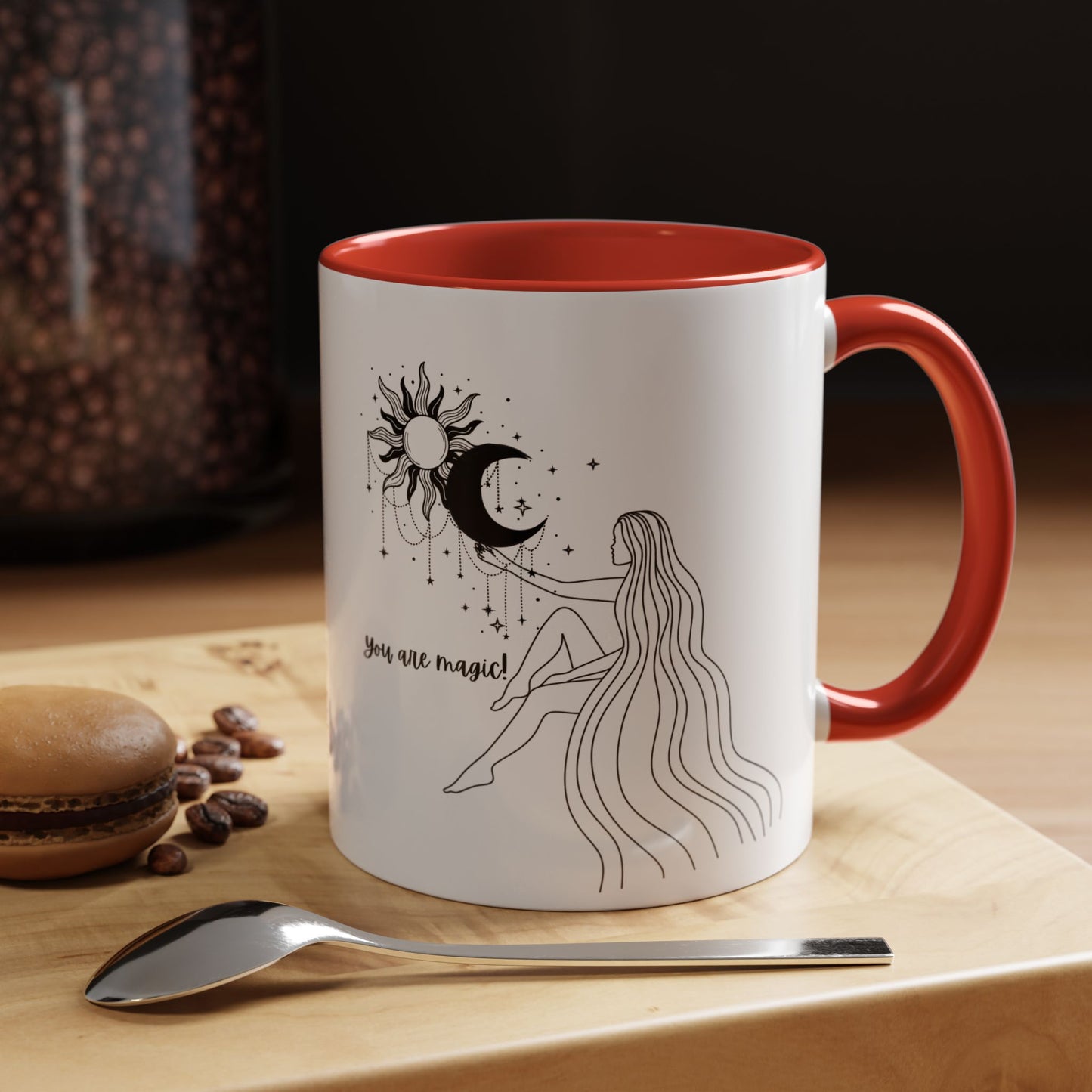 You are Magic mug coffee mug Spiritual gift moon mug witchy mug Goddess gift supervisor mug office bestie gift Boss Christmas gift for her