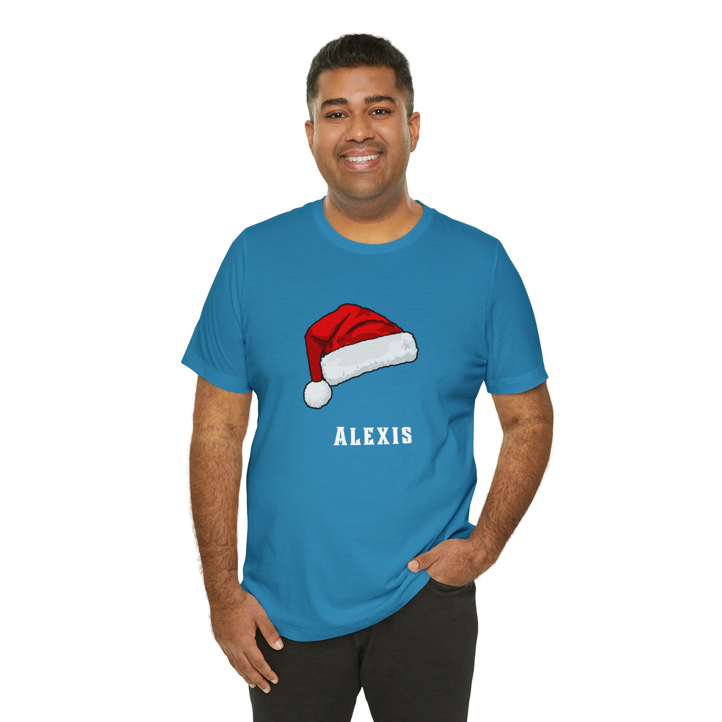 Matching Family Christmas Shirts, Santa claus Hat family tshirts Family Christmas Shirt, Matching Xmas Tees Custom Christmas T shirt photos