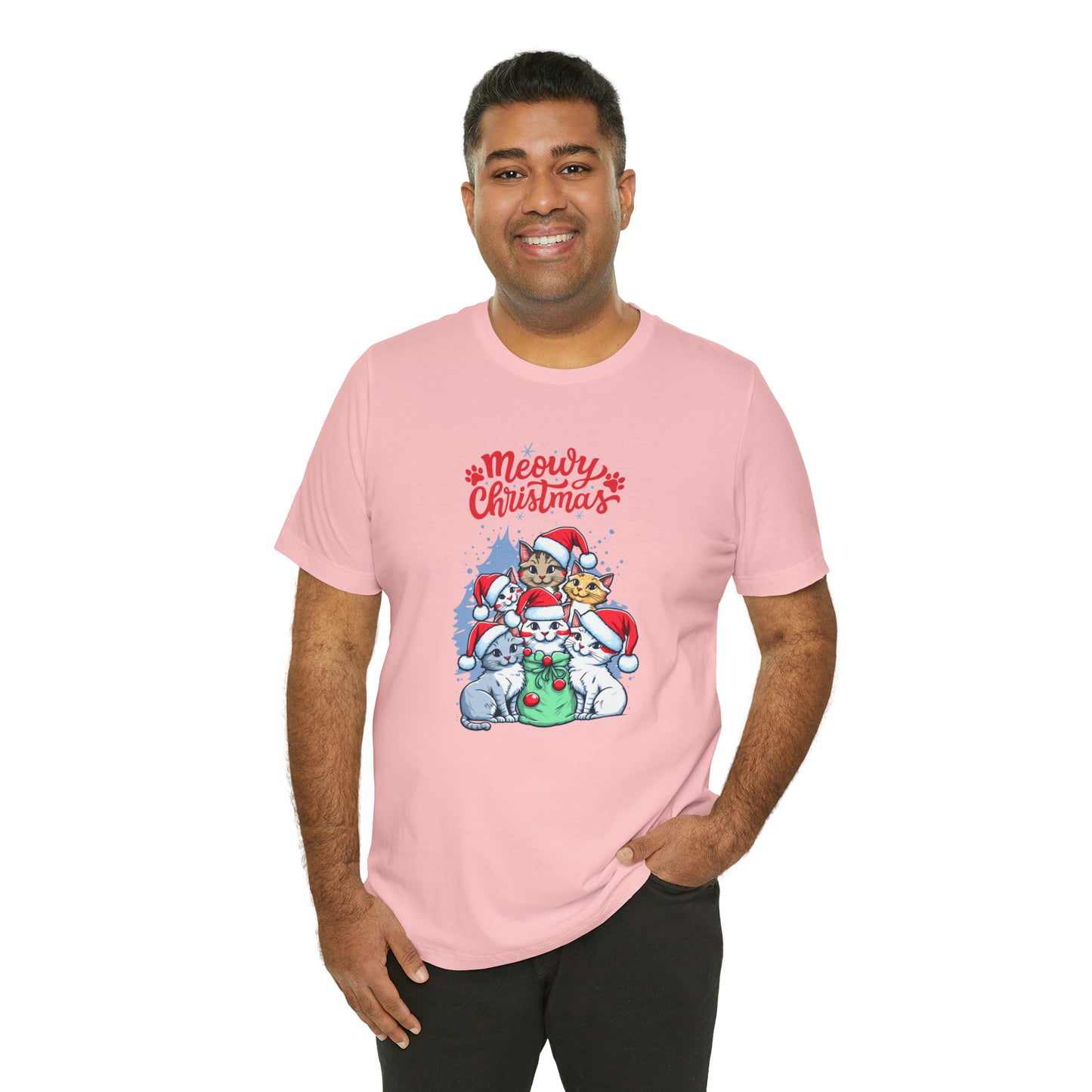 Cute Cat Christmas shirt funny dog Christmas tee Matching Family Christmas Shirt Family Christmas Shirt Matching Xmas Tees Custom