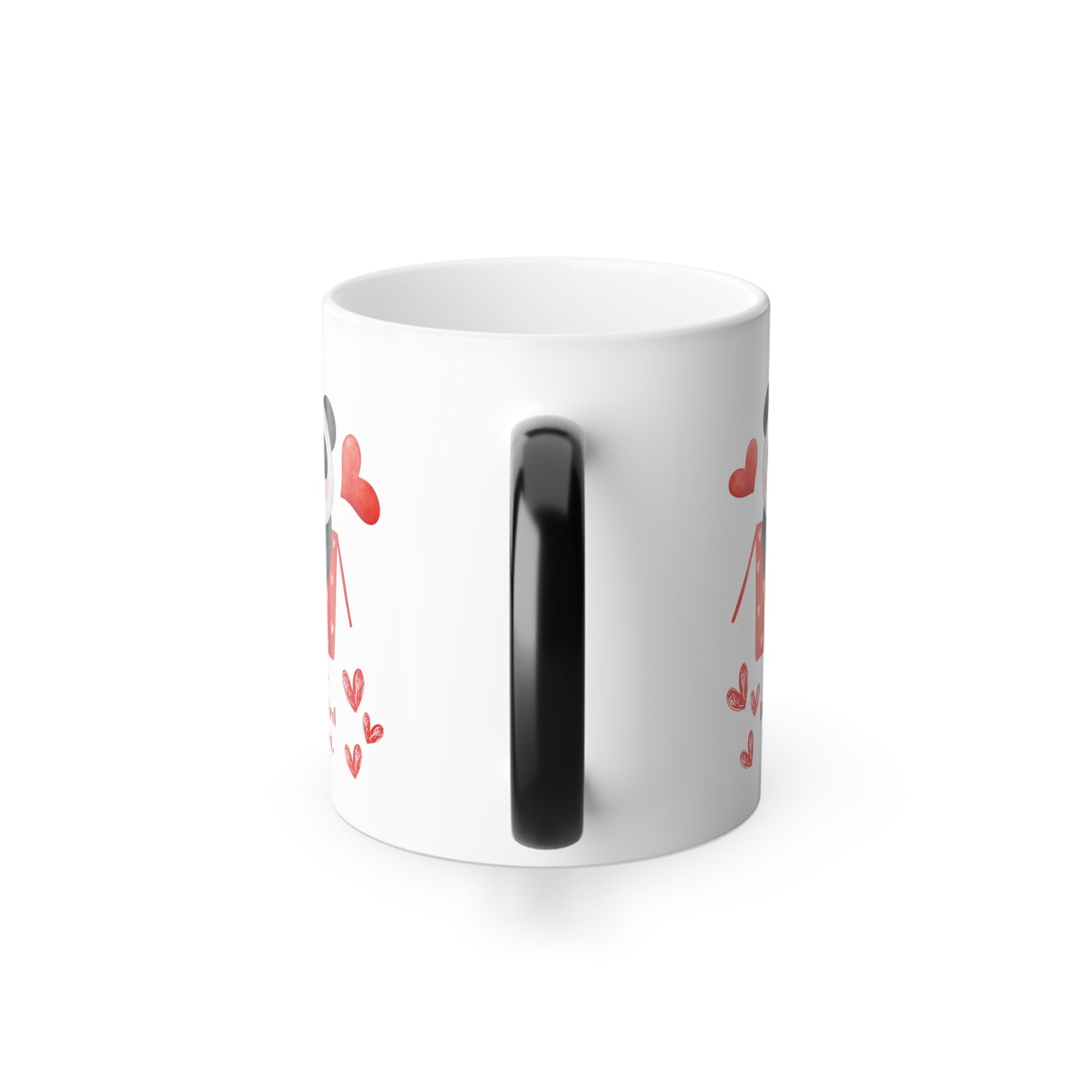 You've Bamboozled my heart mug Vday funny panda love mug bamboo pun gift proposal gift bestie gift for her gift for him Color Morphing Mug