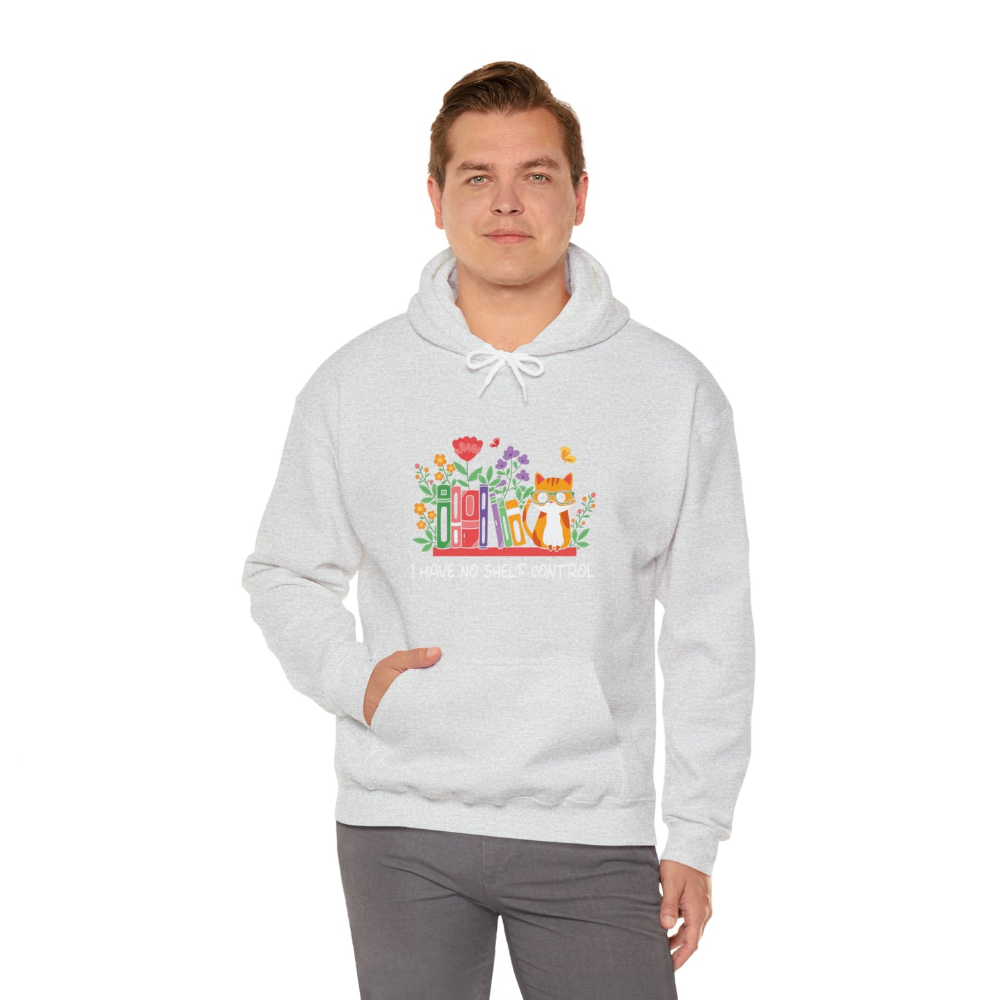 Cat lover hoodie book lover sweater BookShelf control orange cat Shirt Halloween Cat Sweatshirt Gift for Cat Lover Gift for Cat Mom Gift