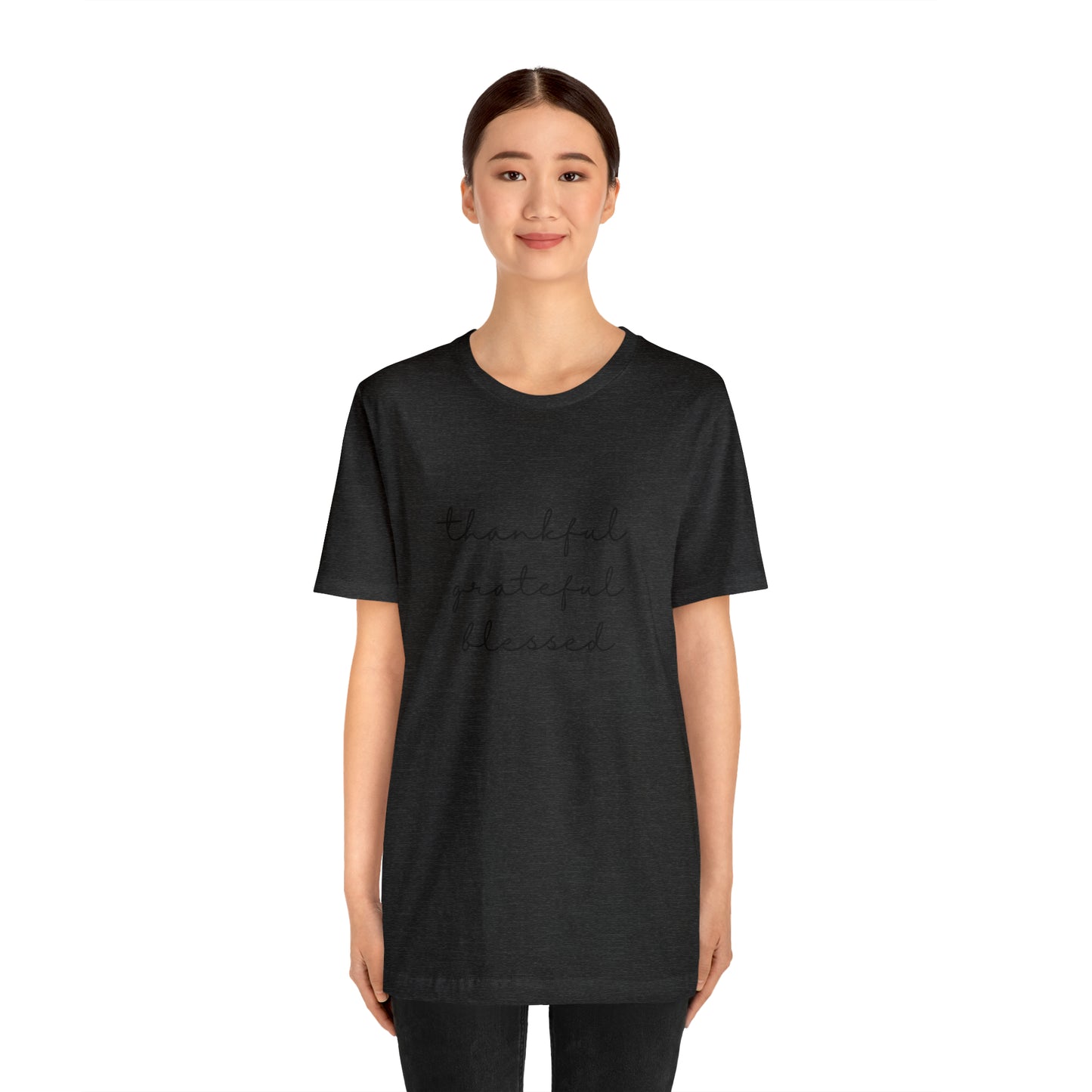 Thankful grateful blessed shirt give thanks Tshirt Thankful Shirt Women's Thanksgiving Cute Thanksgiving Shirt Fall Clothing Thankful Family