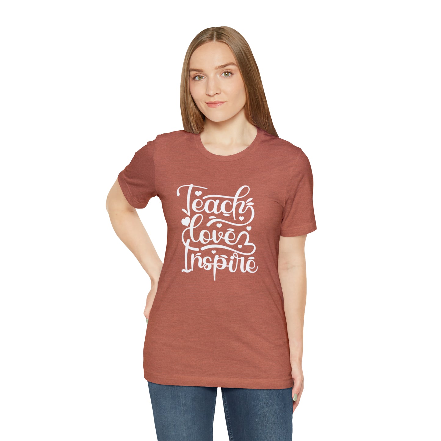Teach love inspire T-shirt, Teacher mode Shirt, Homeschooling sweatshirt,teacher mom shirt, hoodie teacher shirt Boss lady shirt
