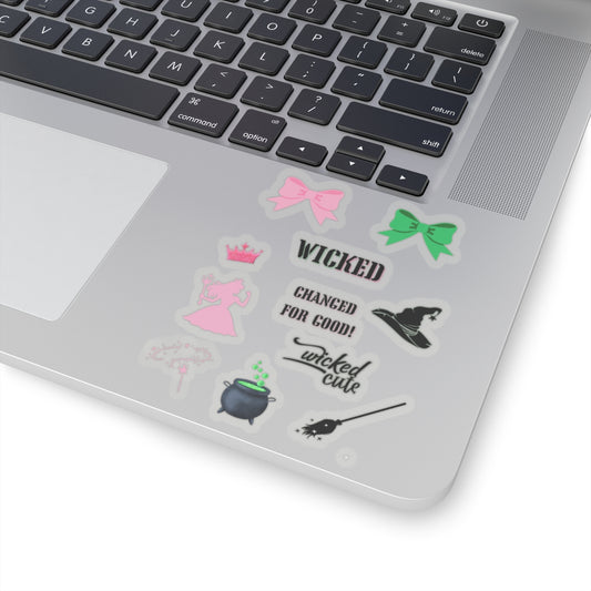 Wicked inspired sticker page new year new me sticker witchy sticker Magical AF sticker bestie sticker cauldron stickers bestfriend pink bow