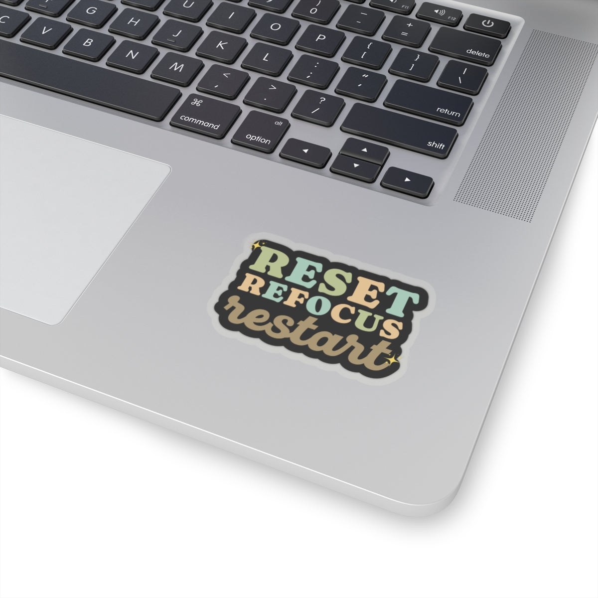Reset Refocus Restart sticker Motivational sticker laptop Motivating sticker keep trying sticker loved gift for her gift for him girlboss