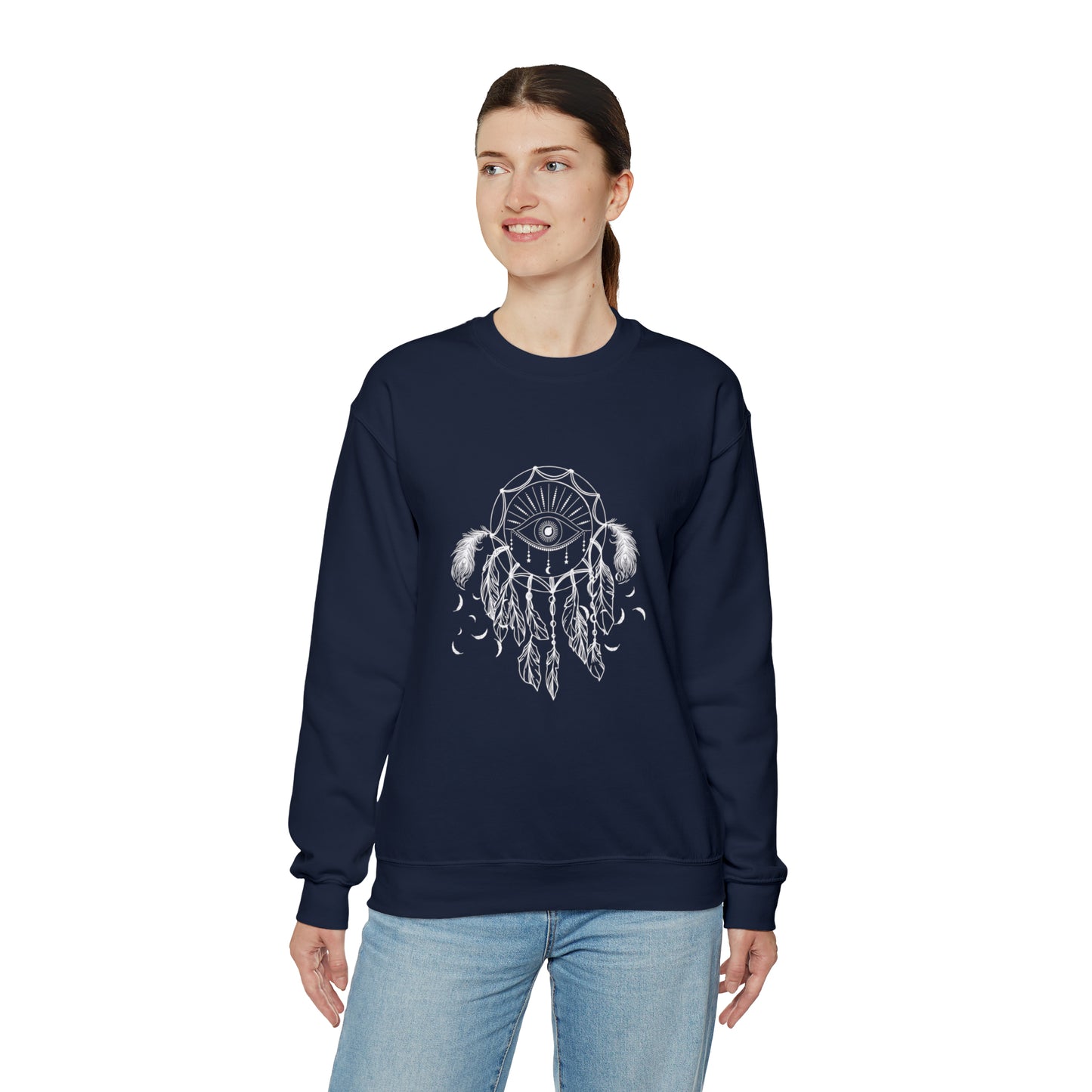 Dreamcatcher sweater third eye sweater birthday spiritual clothes yogawear birthday gift gift for her gift for him Christmas gift