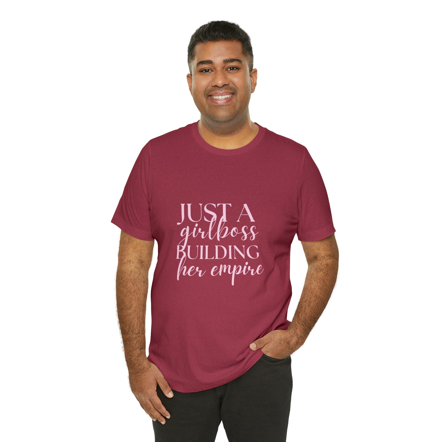 Girlboss shirt, Just a girlboss building her empire tee, Bossbabe sweater, entrepreneur Unisex shirt, vacation shirt, best friend