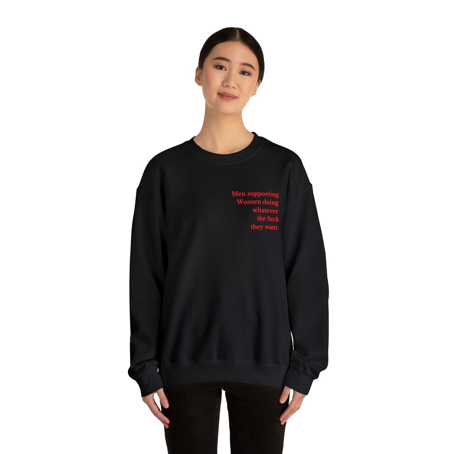 Men supporting women sweater women tights gift for her gift for him Christmas gift