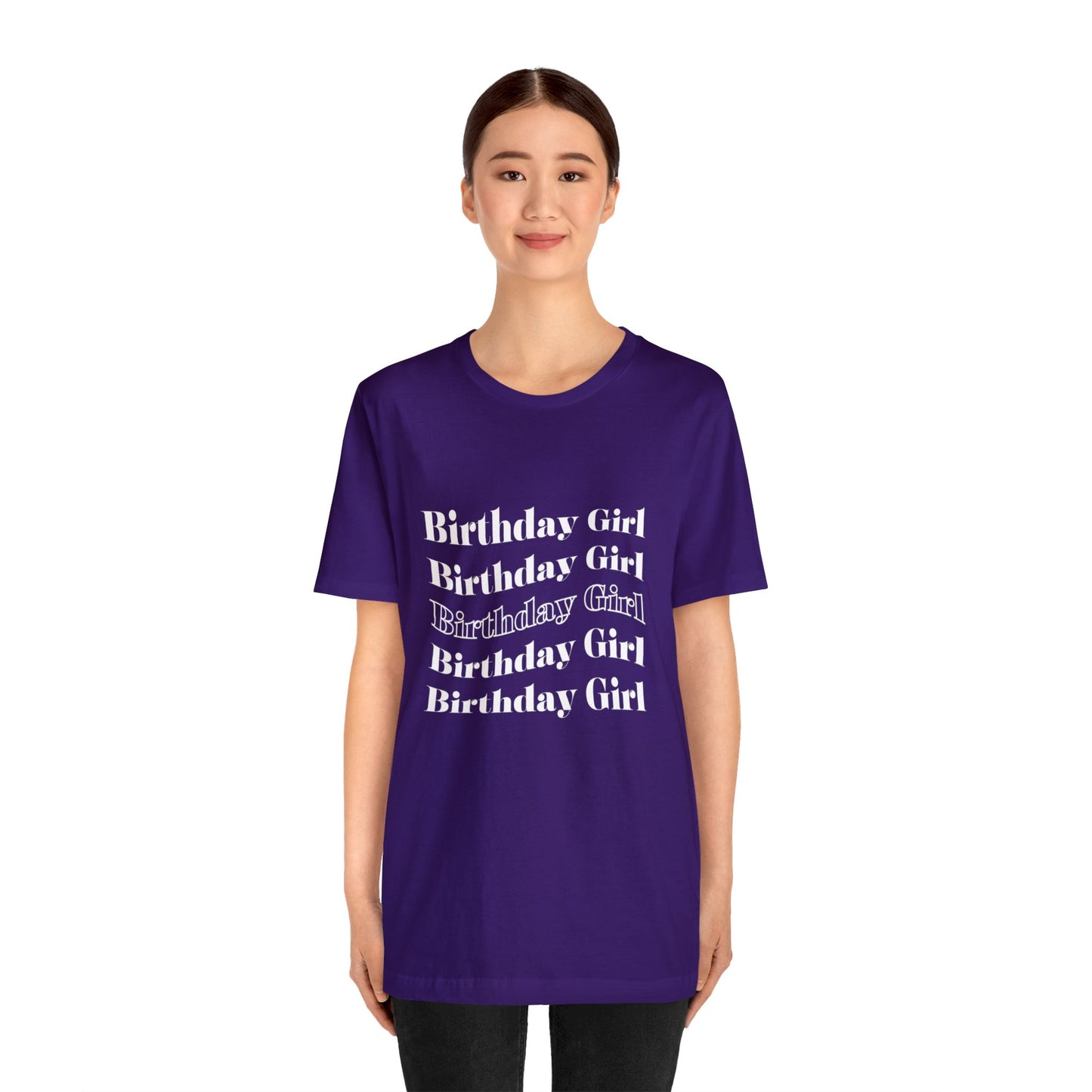 Birthday girl shirt gift for her best friend gift wavy shirt birthday party attire month funny T-shirt birthday gift Christmas gift for him