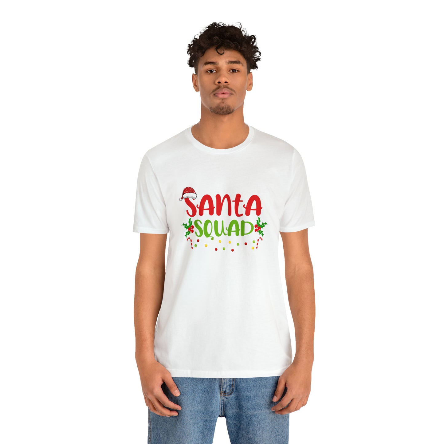 Santa's squad Matching Family Christmas Shirts Santa claus Hat family tshirts Family Christmas Shirt Xmas Tee Custom Christmas Tshirt photos