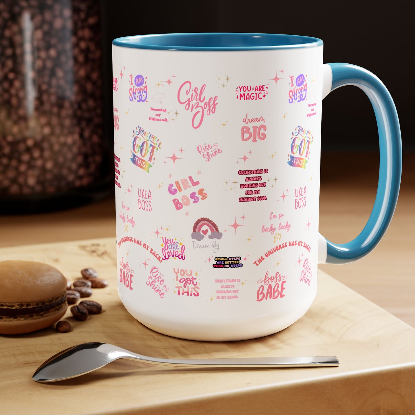 Girl Boss Positive affirmations Coffee Mug boss babe mug birthday gift girlfriend gift boss mug gift for her Mugs tea Christmas gift 15oz