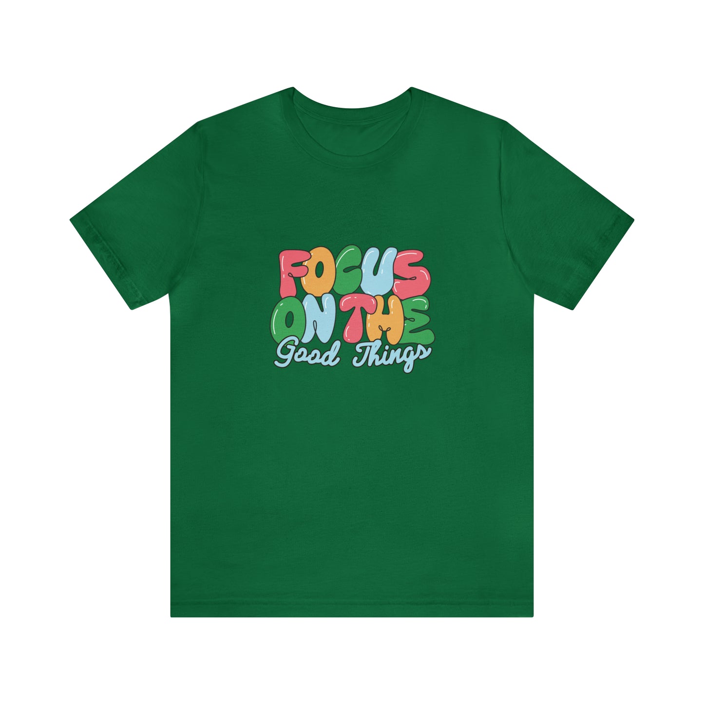 Focus on the good things shirt positive vibes shirt good vibes tee yogawear zen clothes bohemian top Women's Christmas gift for her for him