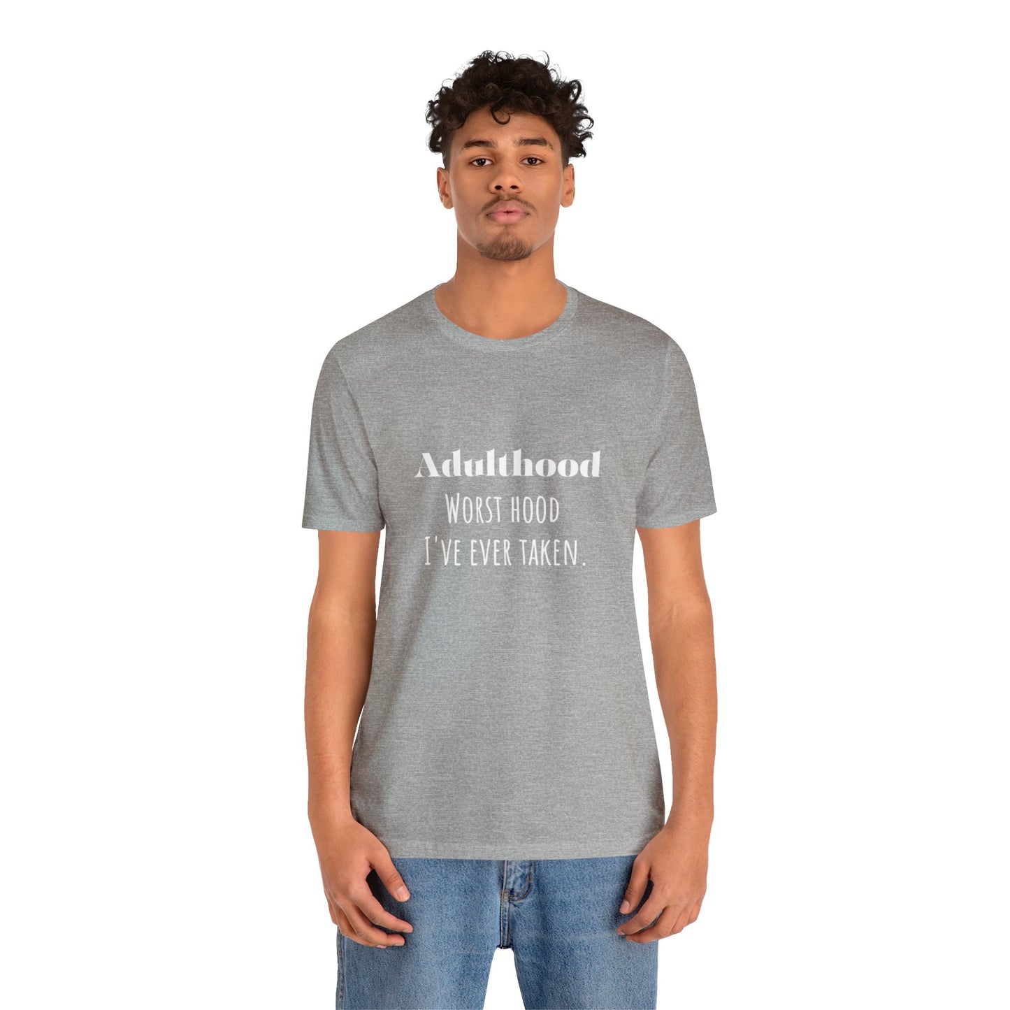 Adulthood shirt funny adulting shirt funny gift for her gift for him  shirt Unisex Tee Retro  T-Shirt best friend vacation shirt beach