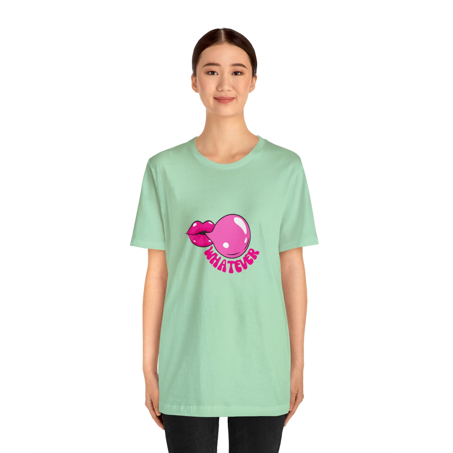 Whatever bubblegum T-Shirt Aesthetic Shirt Trendy Shirt Shirt With Words On Back Positive Gift for him Gift for her boho shirt hippie soul