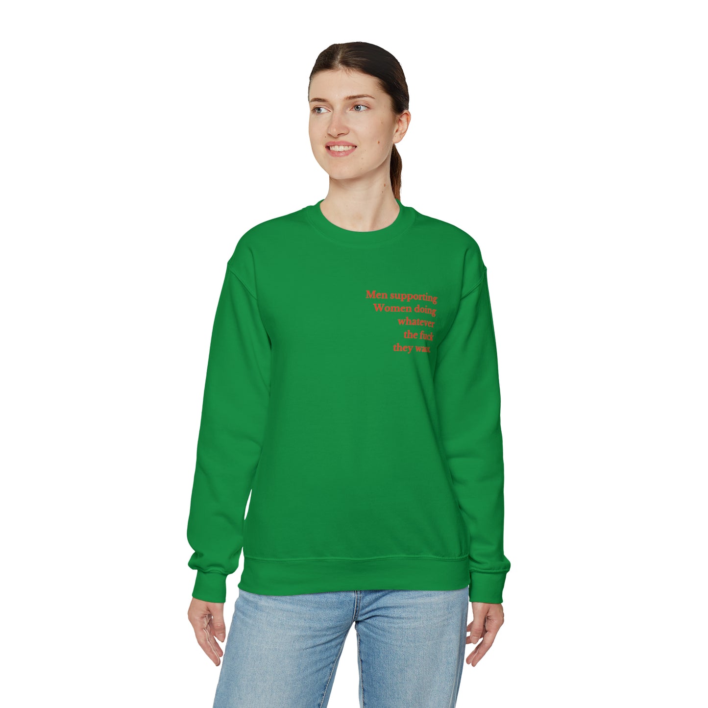 Men supporting women sweater women tights gift for her gift for him Christmas gift