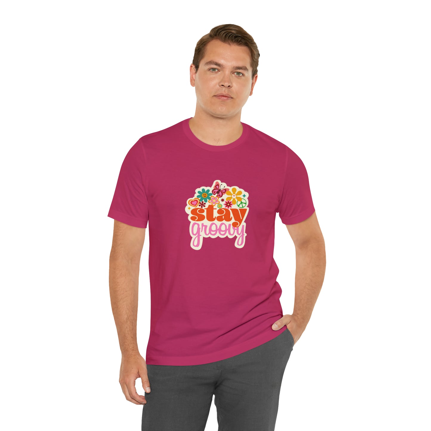 Stay Groovy t-shirt, Hippie shirt, good vibes shirt, summer fun style gift,travel shirt,best friend trip vacation trip