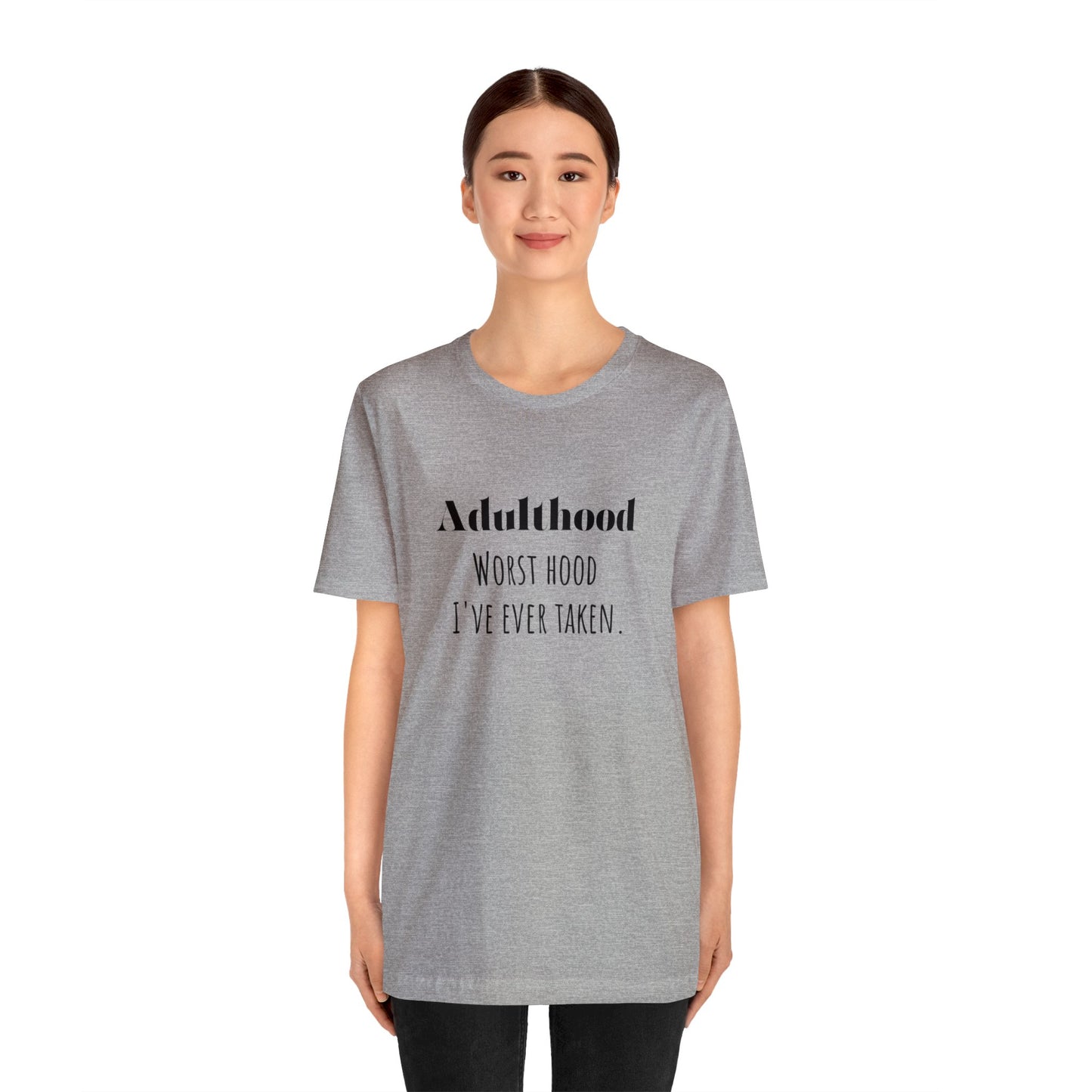 Adulthood shirt funny adulting shirt funny gift for her gift for him  shirt Unisex Tee Retro  T-Shirt best friend vacation shirt beach