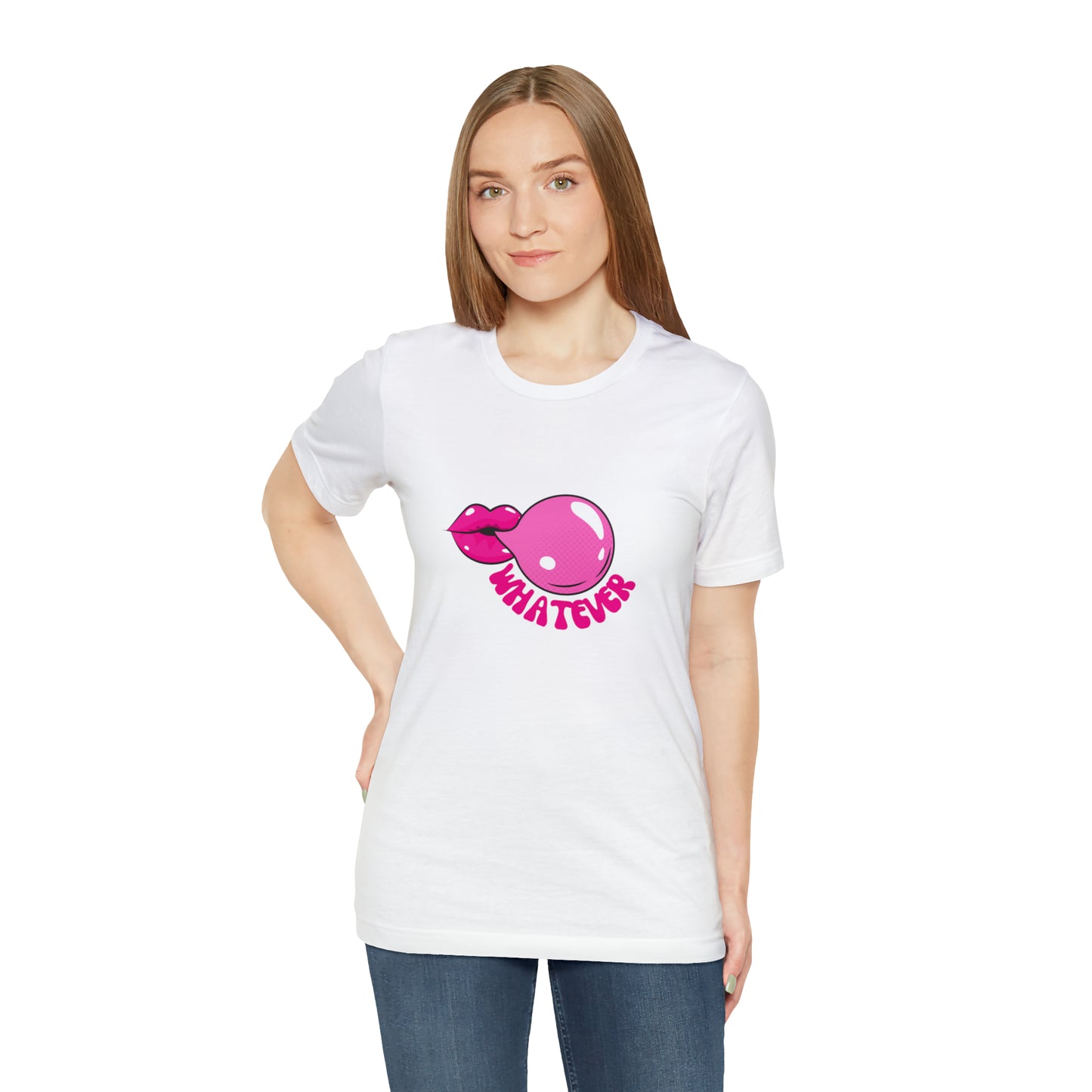 Whatever bubblegum T-Shirt Aesthetic Shirt Trendy Shirt Shirt With Words On Back Positive Gift for him Gift for her boho shirt hippie soul