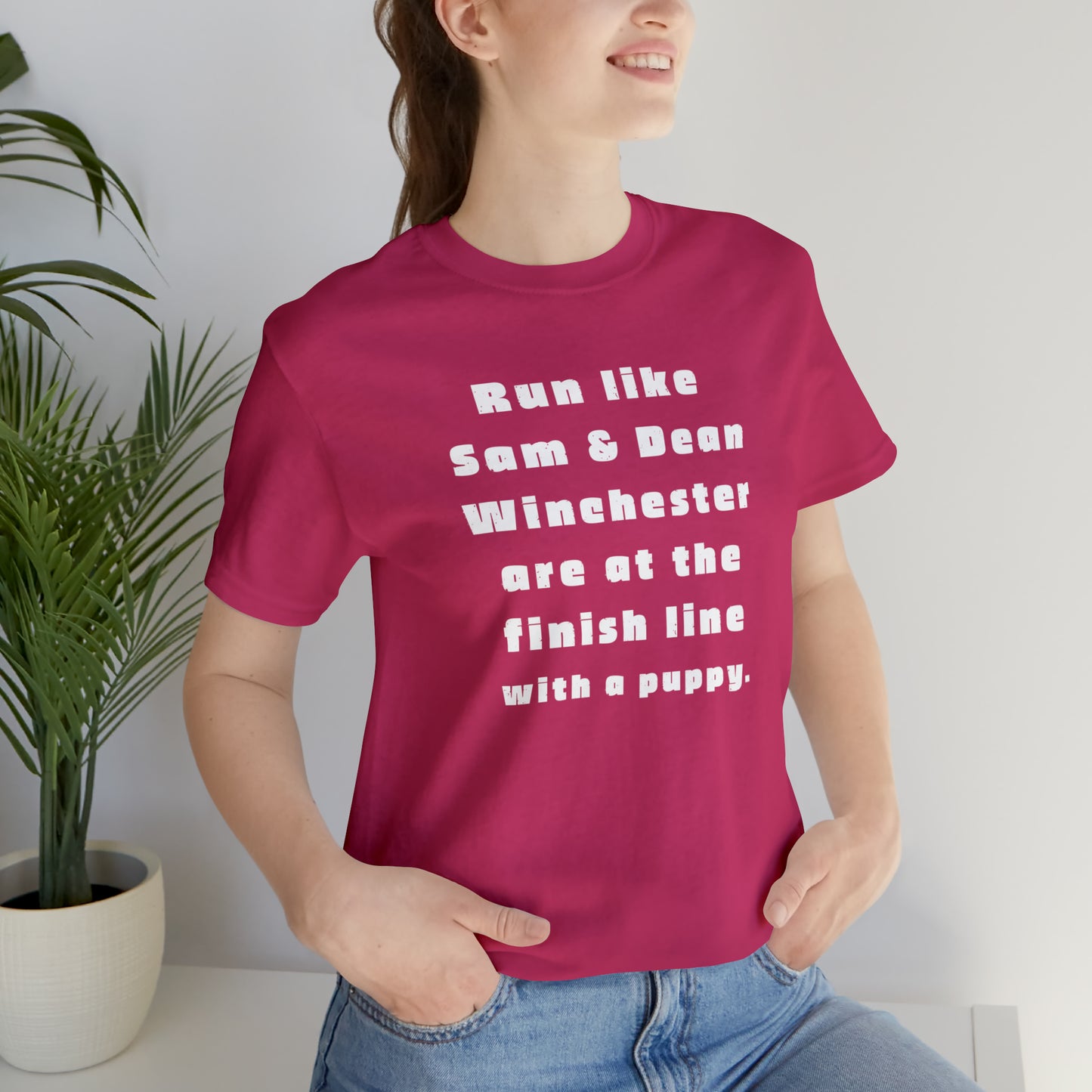 Winchester fans work out shirt Gym top sam and dean Tshirt Gift for her Gift for him Funny gift for her gift for him yoga Women's Tee