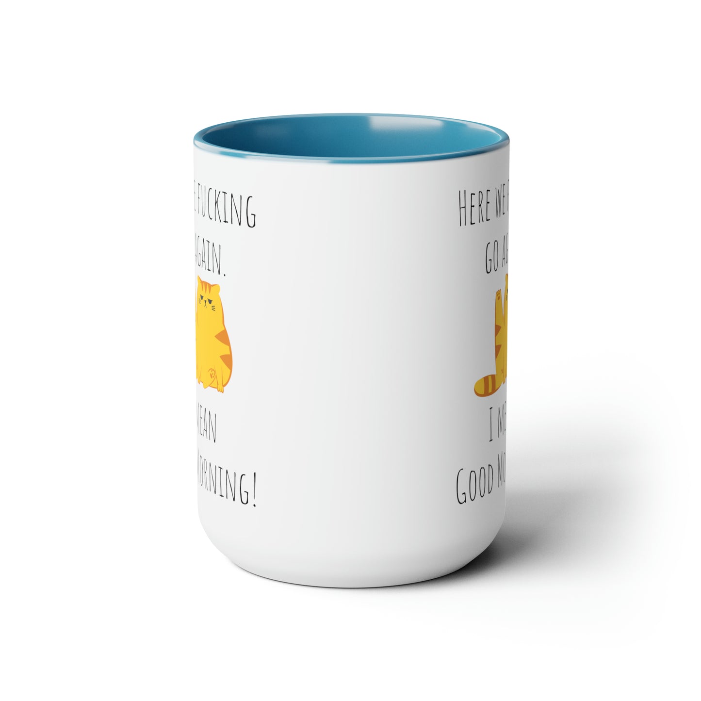 Funny grumpy cat mug funny Coffee Mug Fucking glorious morning mug cat mug gift for her Mug funny gift for wife tea Christmas gift 15oz
