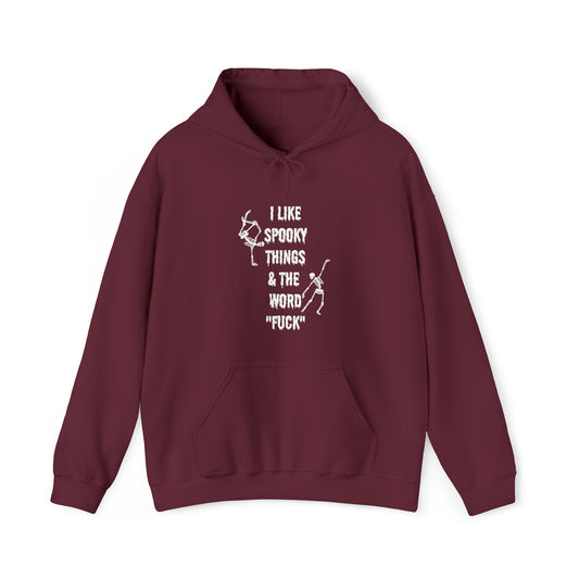 Spooky things and the word fuck sweater Halloween Sweatshirt shirt spooky Shirt Funny Halloween Horror gift for him gift for her unisex
