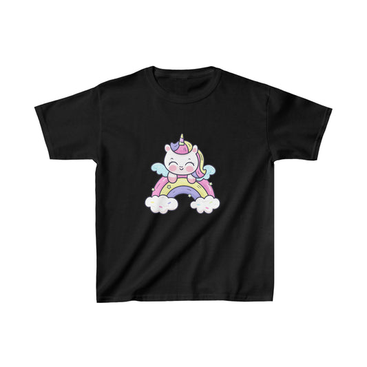 Unicorn girl shirt unicorn party shirt birthday shirt kid wavy birthday party shirt Christmas shirt Rainbow cloud kid shirt birthday shirts