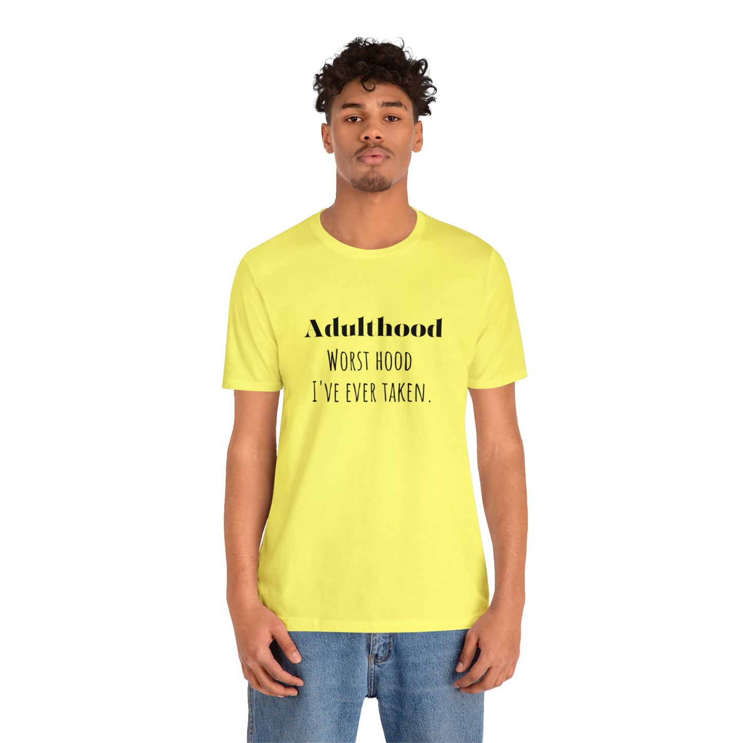 Adulthood shirt funny adulting shirt funny gift for her gift for him  shirt Unisex Tee Retro  T-Shirt best friend vacation shirt beach