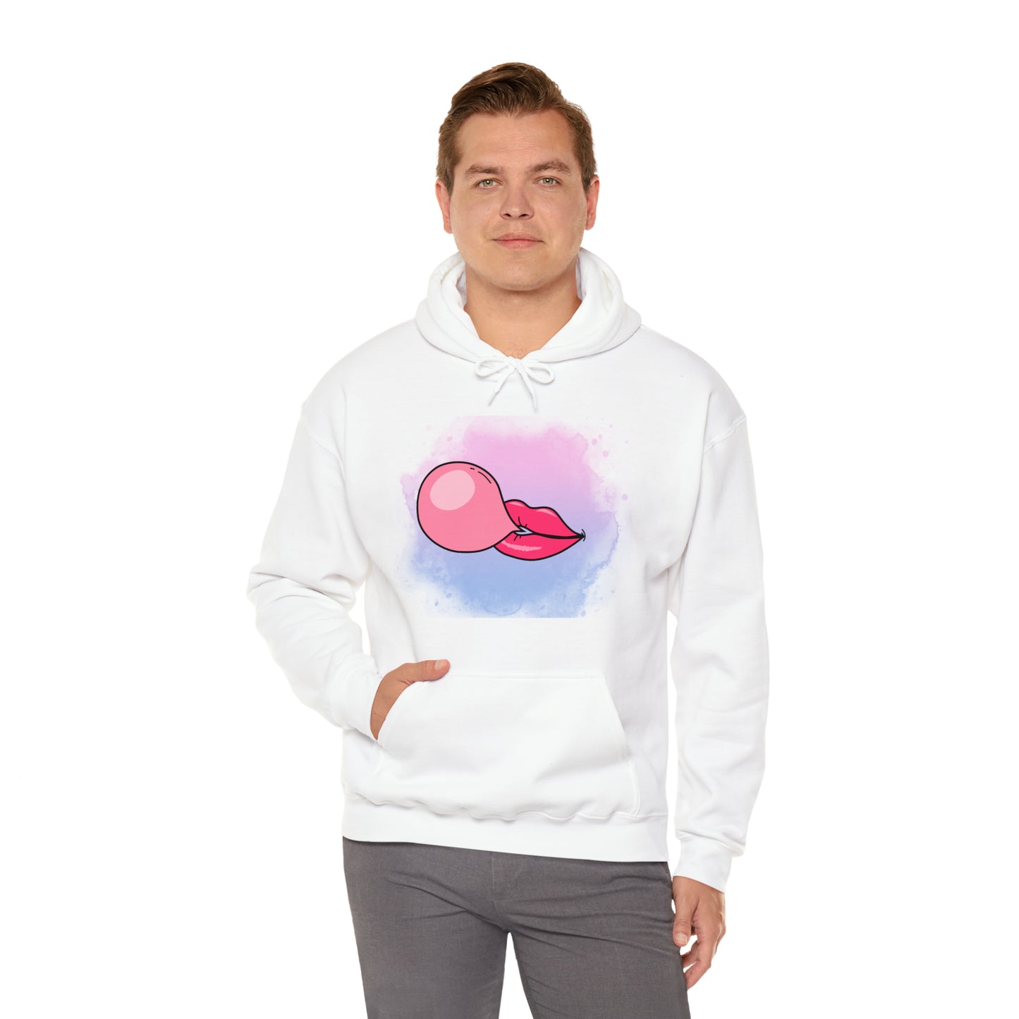 Bubble Gum kiss Hoodie, Summer Bubblegum shirt, Birthday gift for her, Galantine gift for her, best friend gift,birthday vacation,Unisex