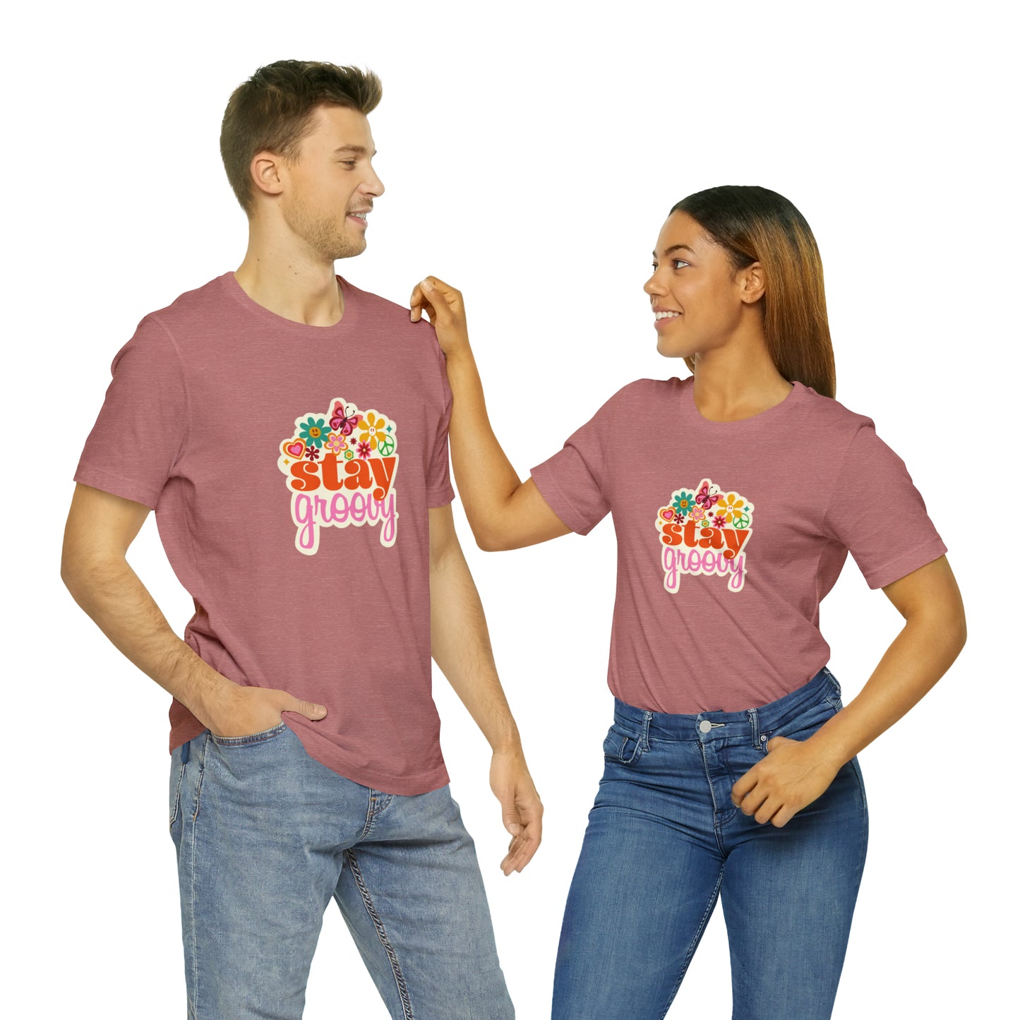 Stay Groovy t-shirt, Hippie shirt, good vibes shirt, summer fun style gift,travel shirt,best friend trip vacation trip