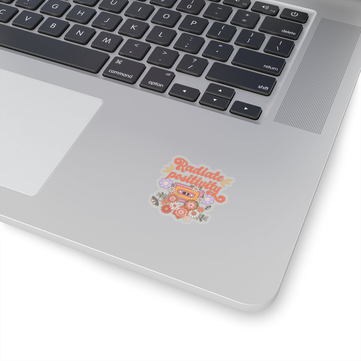 Radiate positivity sticker Delulu sticker Retro vibes sticker bestie gift for her bestfriend gift Kiss-CutSticker cassette tape butterfly