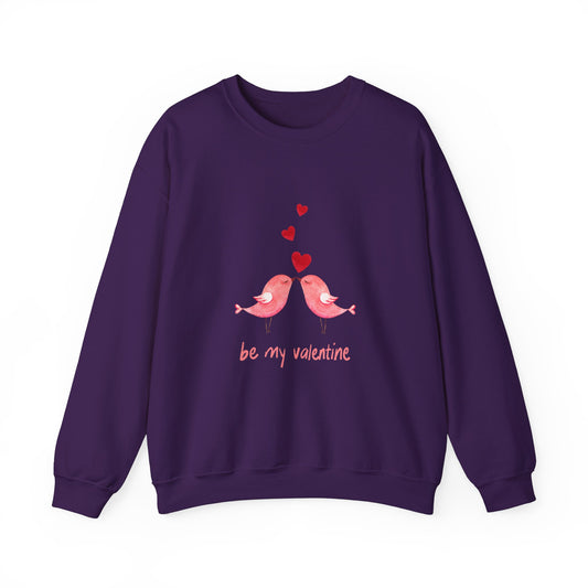 Bird Love sweater be my valentines Day sweatshirt valentines day shirt best friend gift for her Unisex owl sweater Love shirt holiday gift