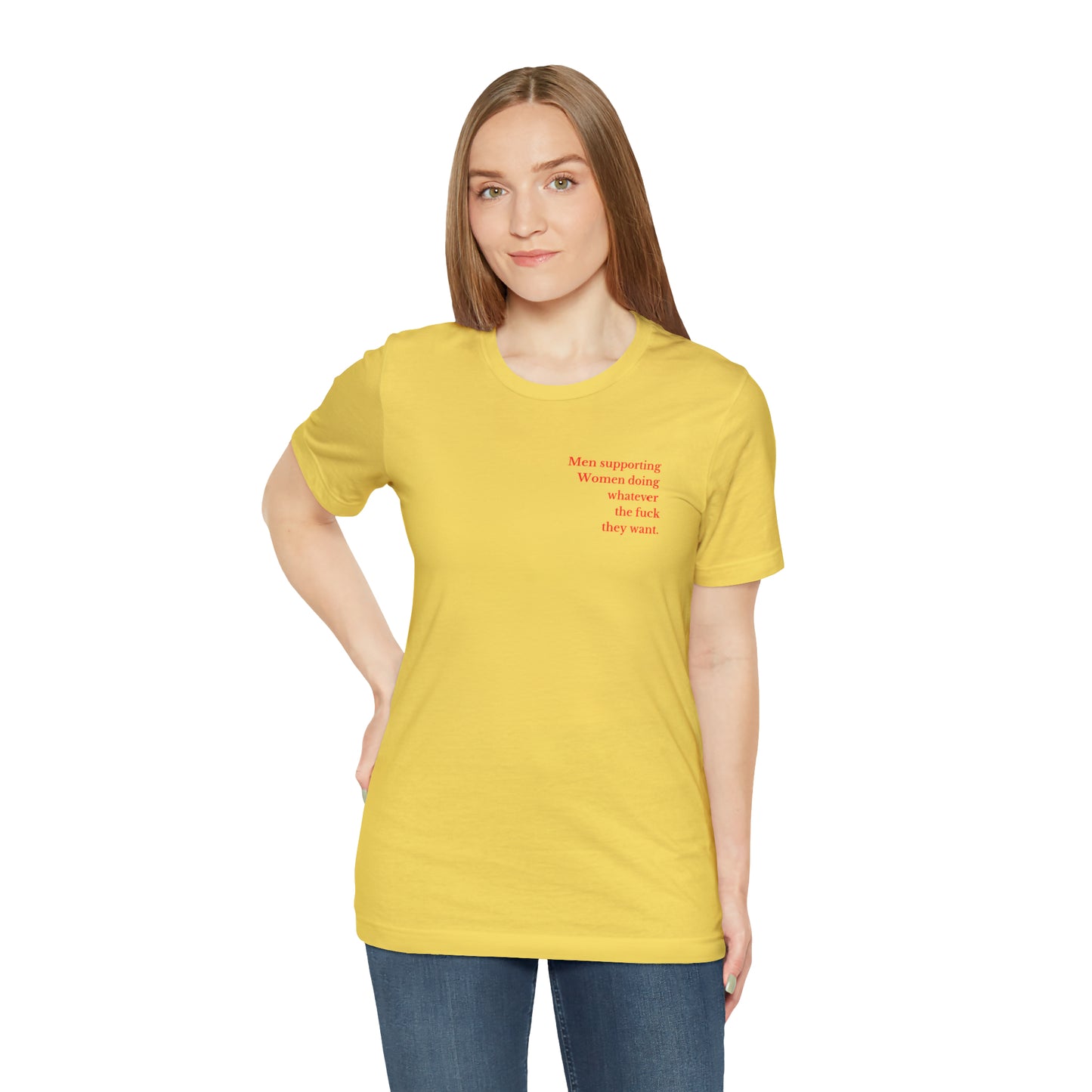 Men supporting women shirt gift for him Christmas gift Party