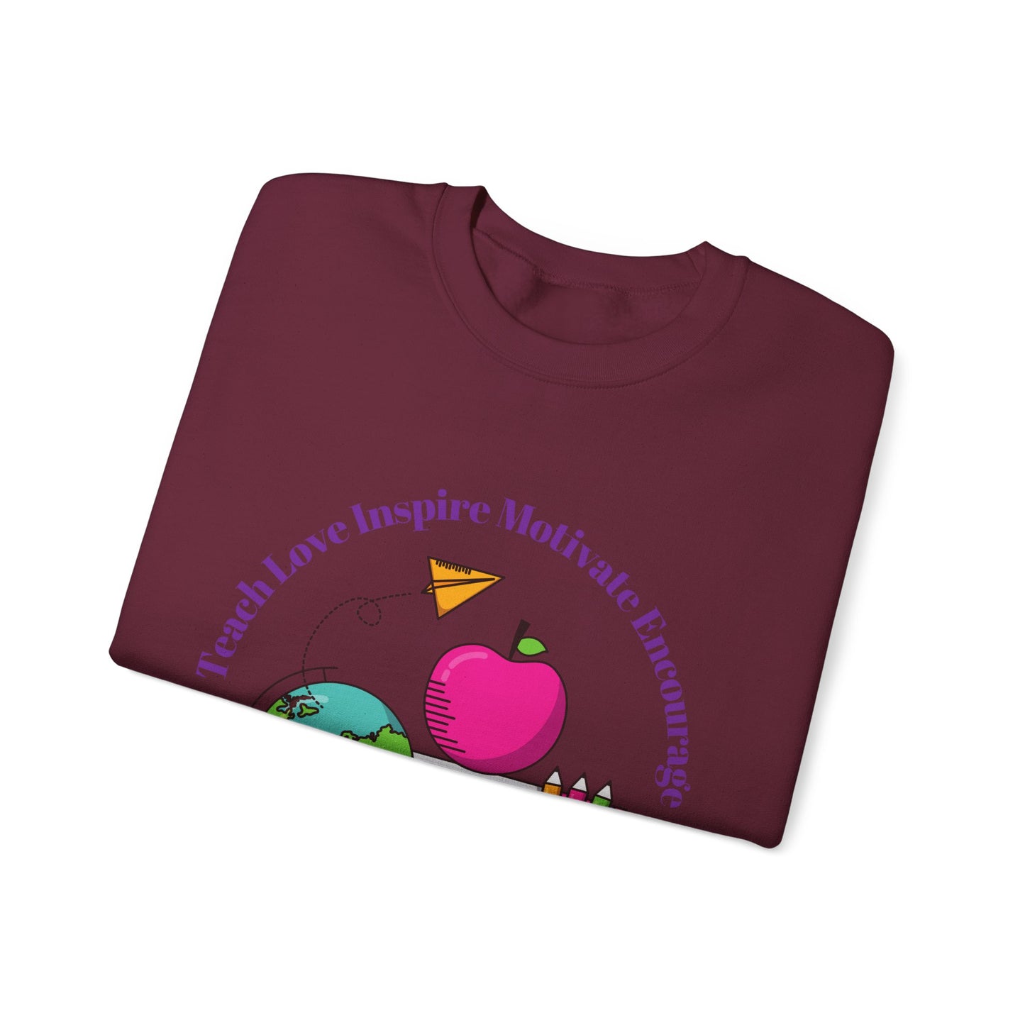 Teacher love motivate sweater gift for her teacher sweater custom sweater funny Valentine's sweater gift for him professor gift birthday