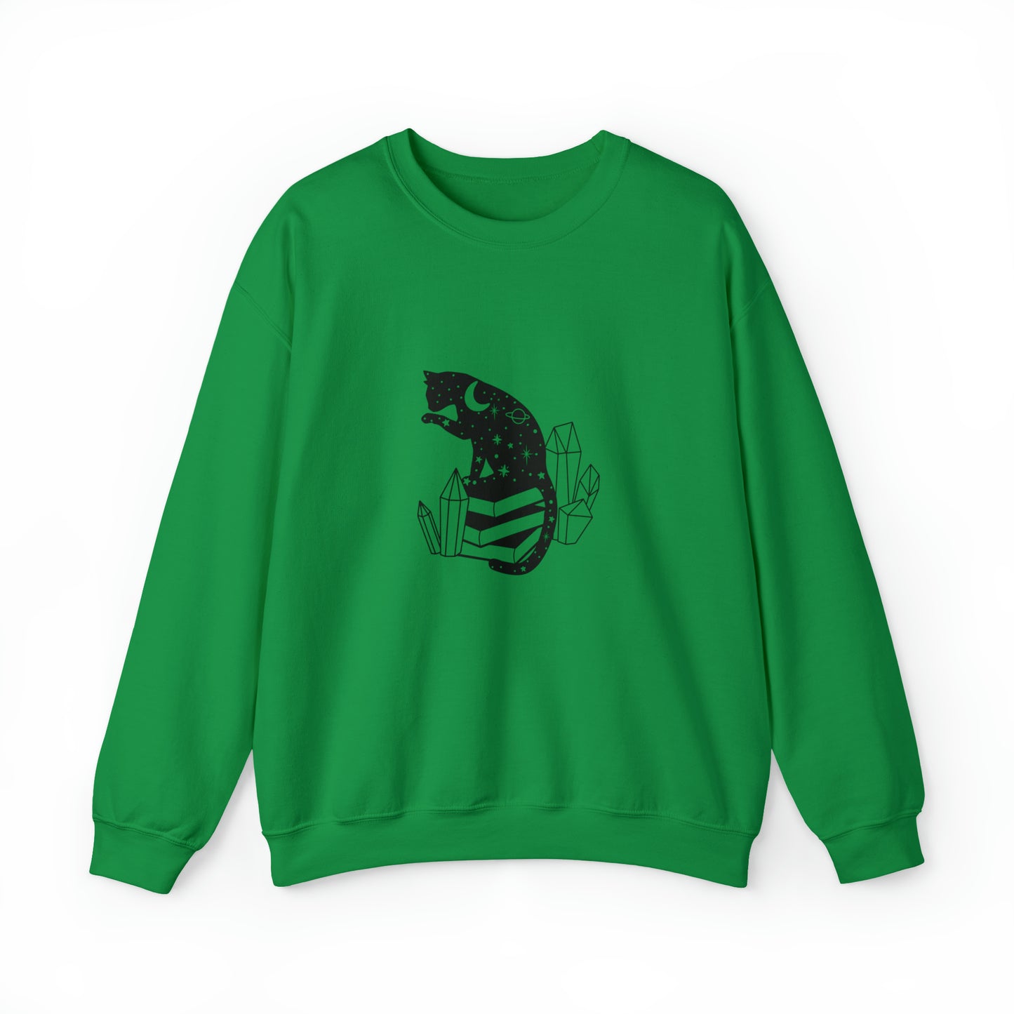 Cat lover Sweatshirt book lover sweater Crystal lover Shirt Halloween Cat Sweatshirt Gift for Cat Lover Gift for Cat Mom Gift moon